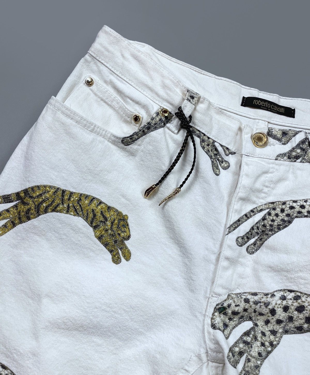 Roberto Cavalli Vintage Roberto Cavalli Leopard & Tiger Animal Print Pants M Size 28" / US 6 / IT 42 - 11 Thumbnail