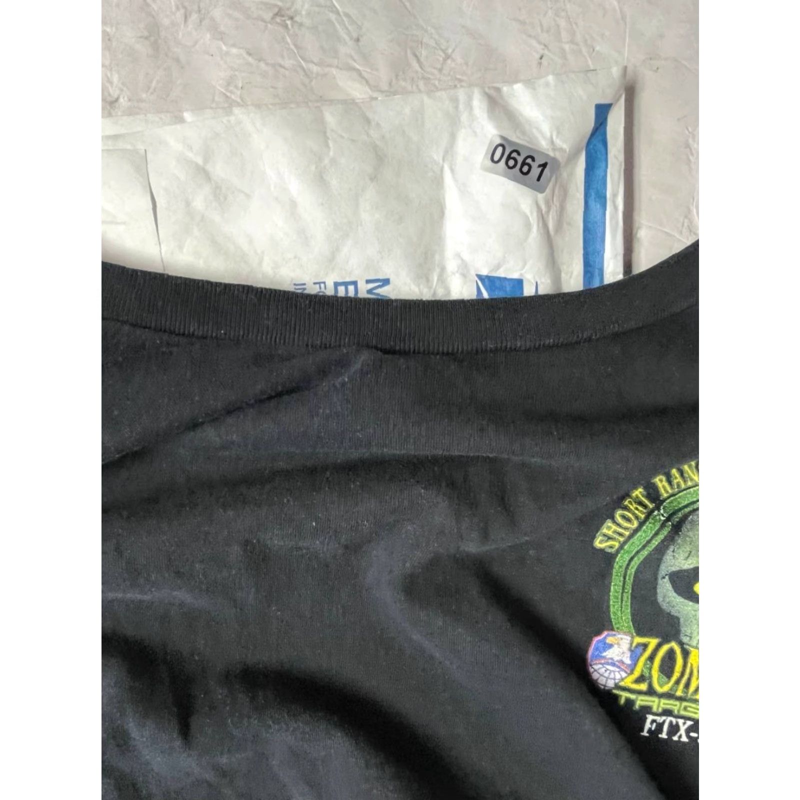 Vintage Canvas T-Shirt Mens Large Crew Neck Short Sleeve Black 80s 90s Biker City Classic Logo Size US L / EU 52-54 / 3 - 8 Thumbnail
