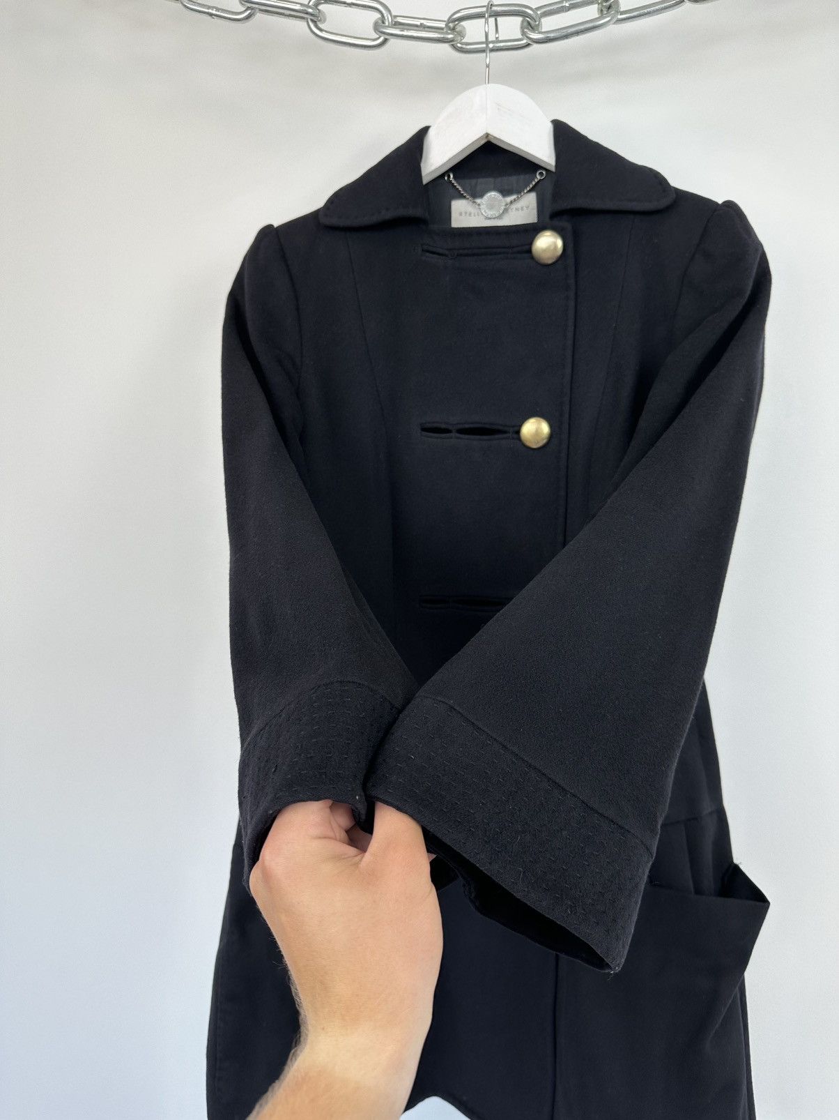 Stella McCartney Vintage Stella McCartney Double Breasted Cashmere Wool Coat Size S / US 4 / IT 40 - 5 Thumbnail