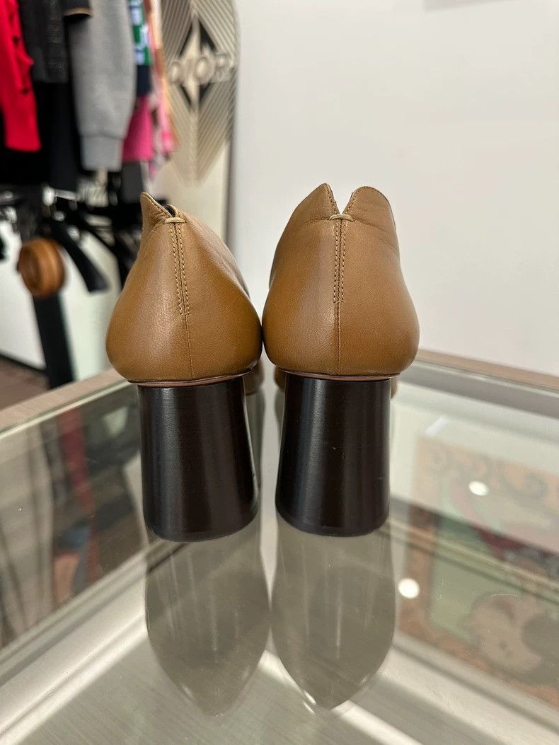 Celine Brown High Heel Shoes 7.5cm Size US 9.5 / EU 42-43 - 4 Thumbnail