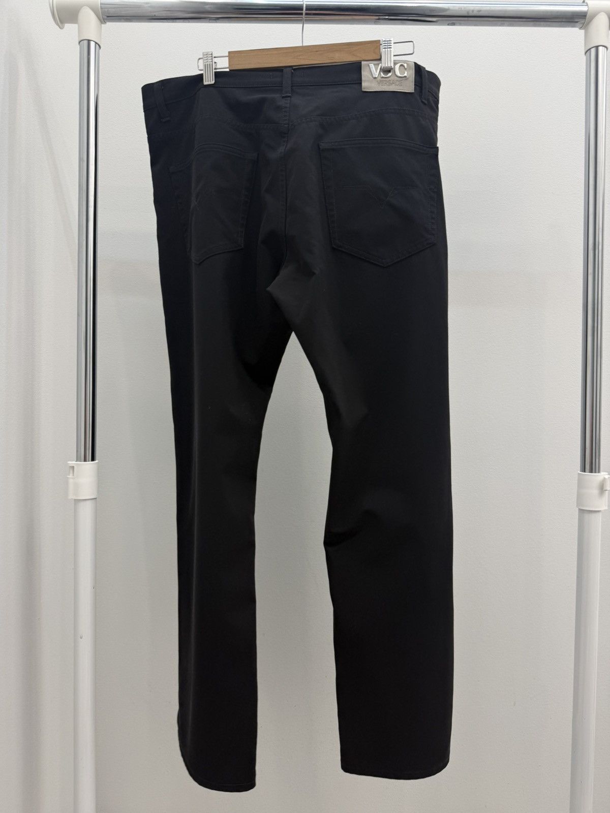 Versace Jeans Couture Vintage Versace Jeans Couture Black Classic Pants Size US 38 / EU 54 - 2 Thumbnail