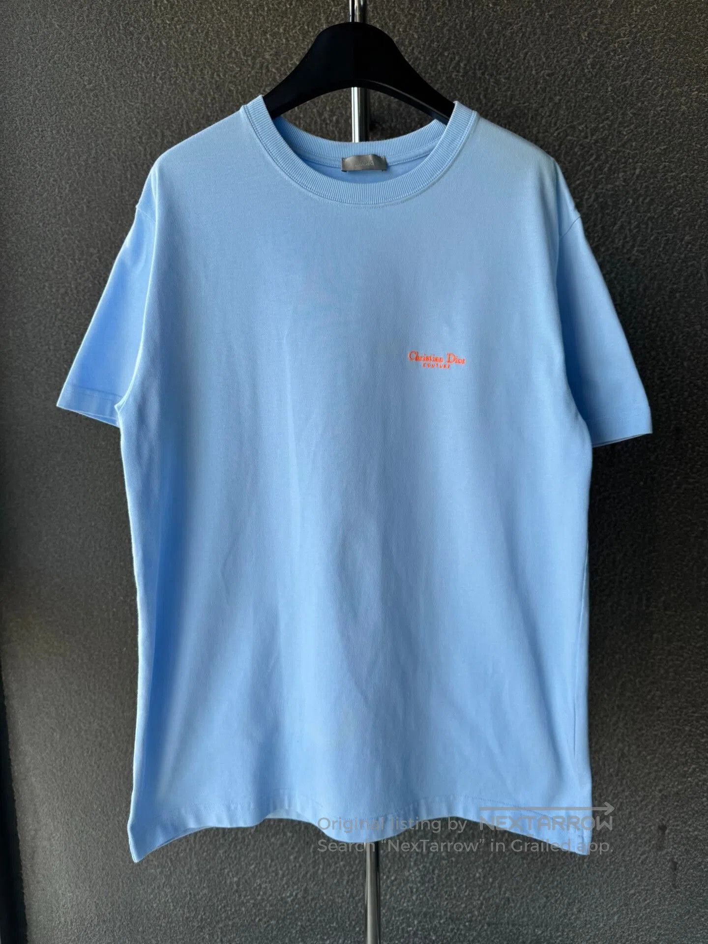 Dior Dior Embroidered Blue Short Sleeve Shirt. Size US M / EU 48-50 / 2 - 1 Thumbnail