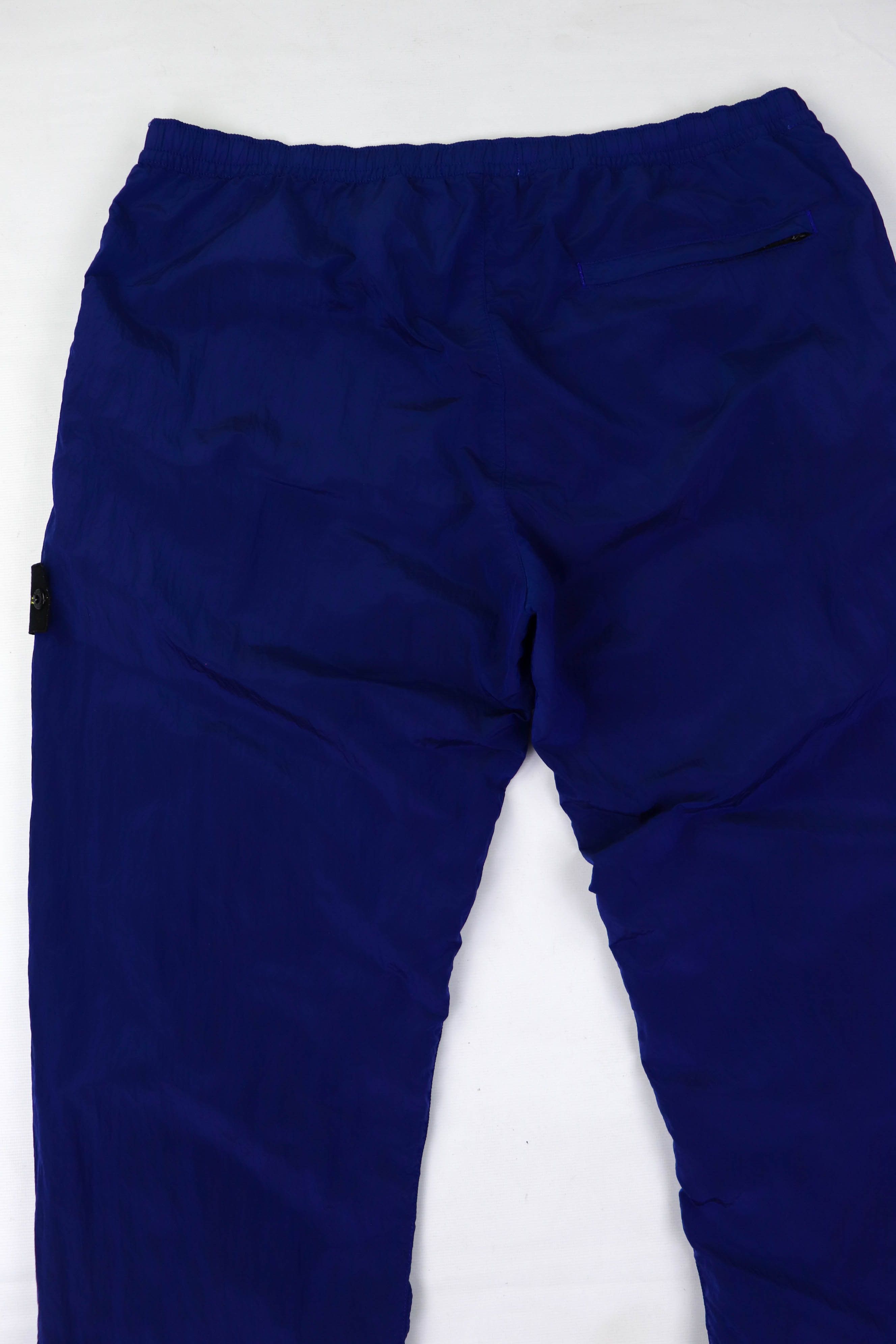 Stone Island × Supreme Stone Island x Supreme Shimmer Blue Nylon Metal Track Pants Size US 36 / EU 52 - 7 Thumbnail