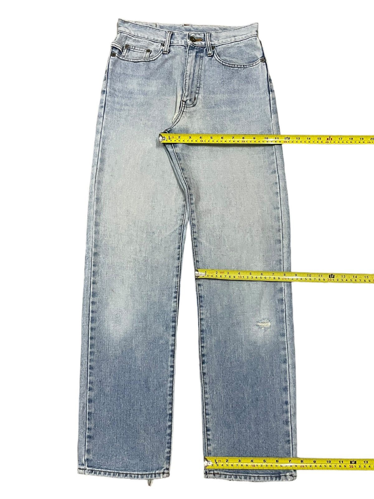 POST ARCHIVE FACTION (PAF) × Vintage Vintage Iconic American Singer Elvis Presley Fade Wash Jeans Size US 28 / EU 44 - 14 Thumbnail