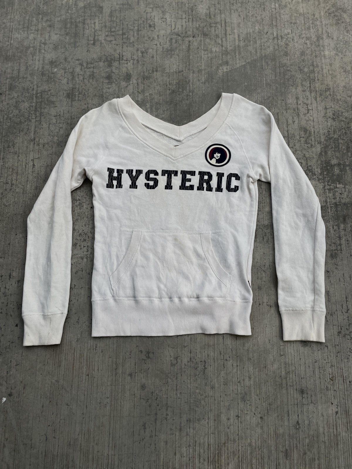 Hysteric Glamour 2000s japanese hysteric glamour v neck crop tee Size XS / US 0-2 / IT 36-38 - 1 Thumbnail