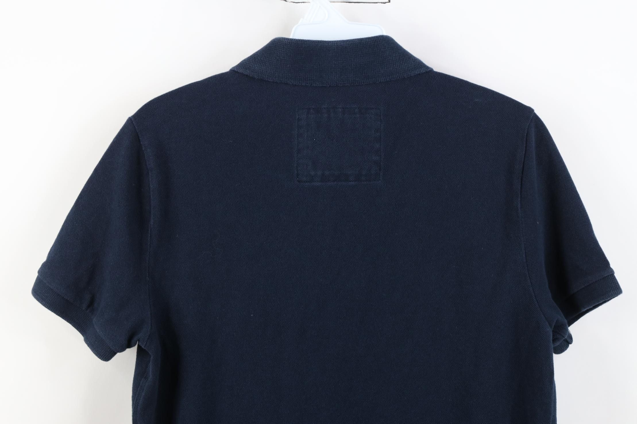 Abercrombie & Fitch Vintage 90s Y2K Abercrombie & Fitch Polo Shirt Navy Blue Size US S / EU 44-46 / 1 - 15 Thumbnail