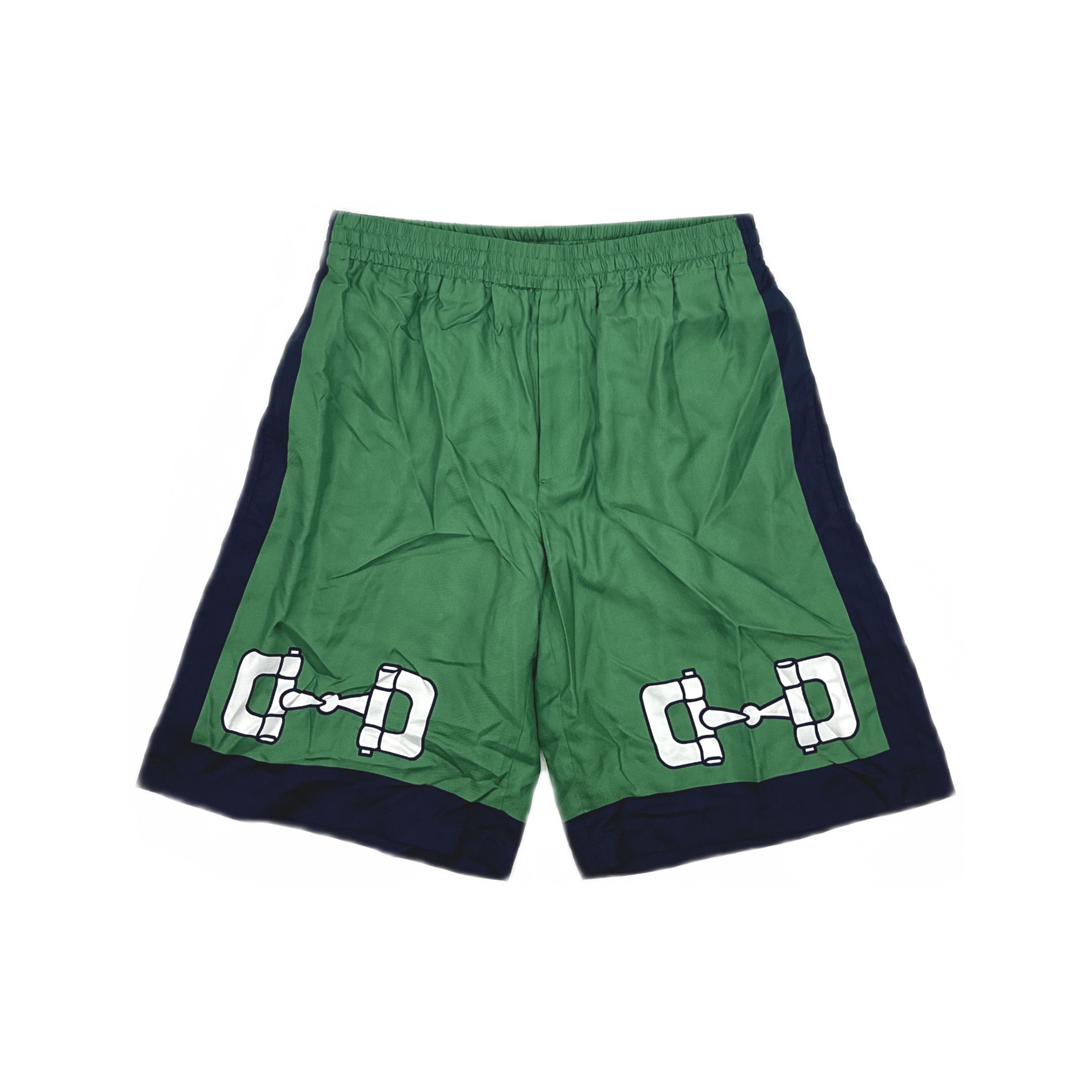 Gucci Gucci Silk Horsebit Logo Shorts 48 Size US 32 / EU 48 - 1 Thumbnail