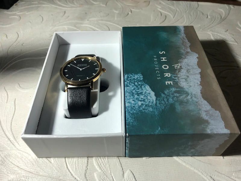 Designer Shore Projects Watch With Black Strap - Unisex Size ONE SIZE - 8 Thumbnail