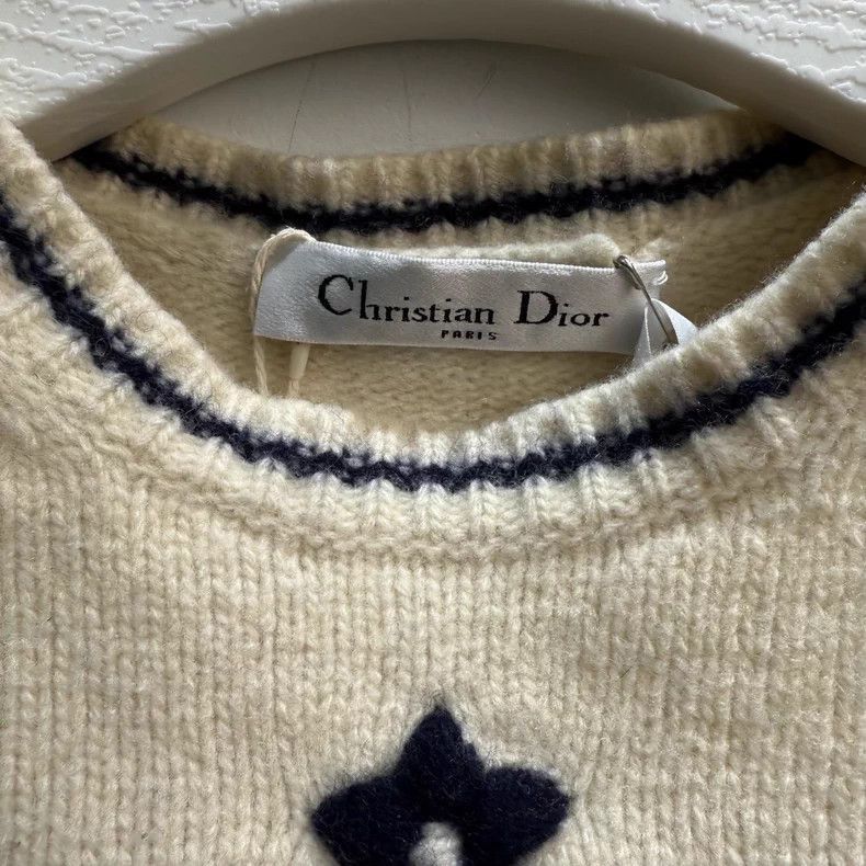 Dior Dior Lucky Star Logo Knit Short Sleeve Top-2505 Size US XS / EU 42 / 0 - 2 Thumbnail