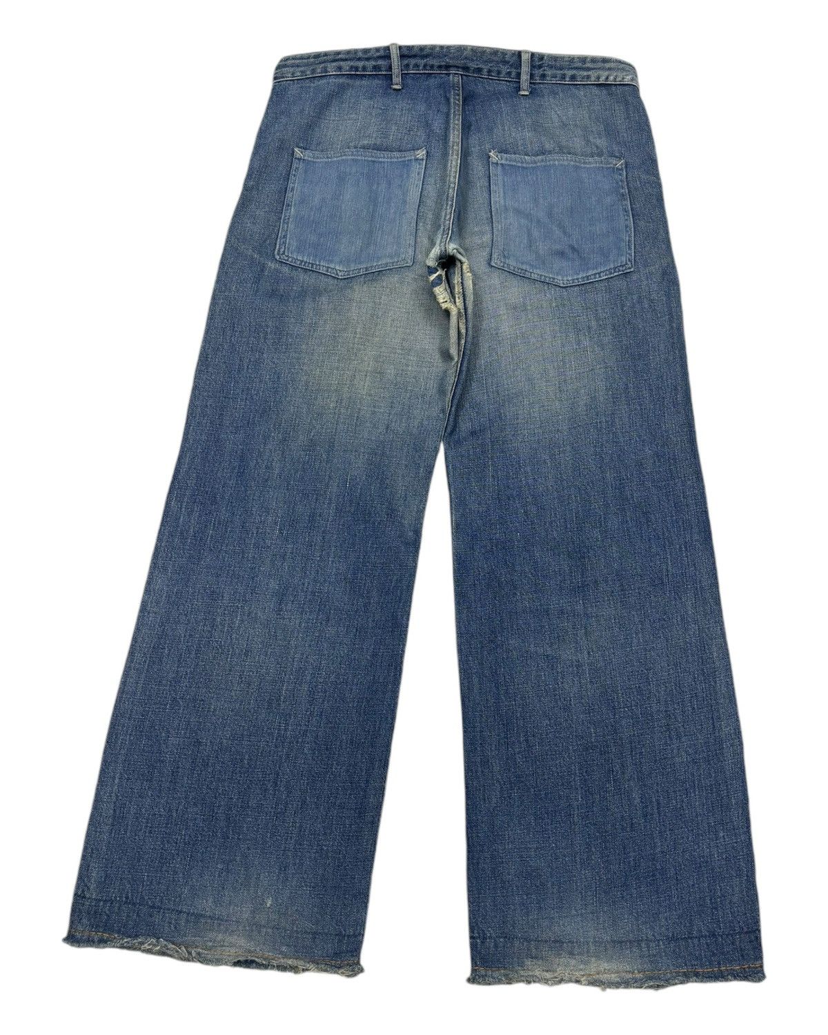 Japanese Brand × Johnbull × KOJIMA GENES JOHN BULL KOJIMA WIDE LEG BAGGY JEANS 45rpm Style Size US 32 / EU 48 - 2 Thumbnail