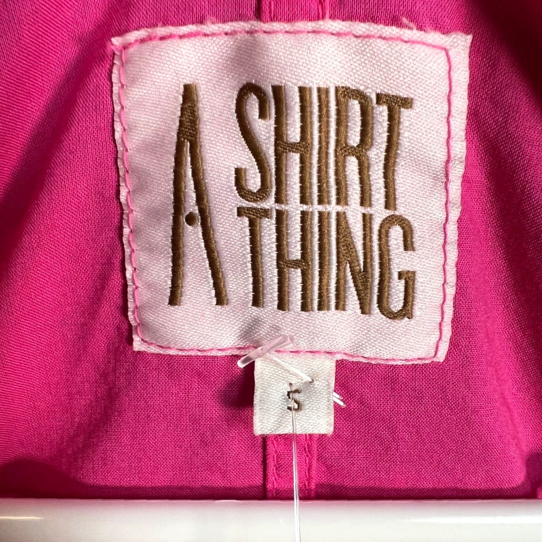 Pinko A Shirt Thing Womens Shirt Long-Sleeve Pink Ruffle Collar Blouse Small NEW! Size S / US 4 / IT 40 - 3 Thumbnail