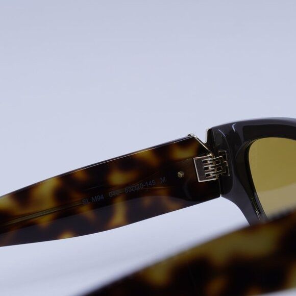 Saint Laurent Paris Saint Laurent SLM94 010 Sunglasses Brown Cat Eye Frame Size ONE SIZE - 5 Thumbnail