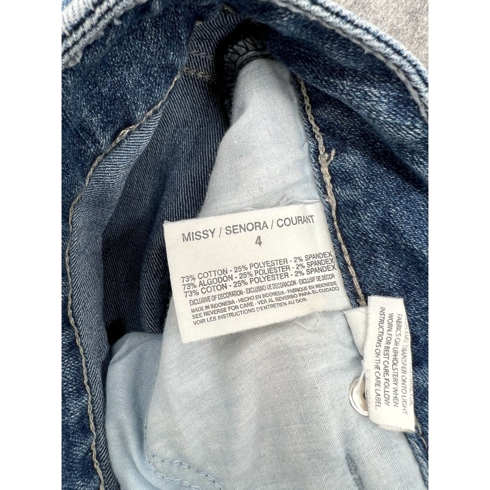 Nine West Nine West Jeans Skinny Denim 5-Pocket Blue 28x23 Regular Fabric Stone Wash Womens Size 4 XS? Size 27" / US 4 / IT 40 - 6 Thumbnail