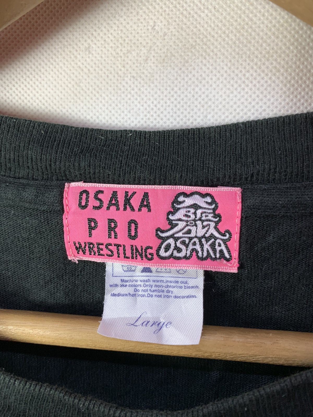 Japanese Brand Rare! Eyes of the Doppelganger Osaka Pro Wrestling Tee Size US L / EU 52-54 / 3 - 8 Thumbnail