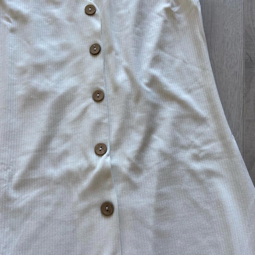 Designer Chic Button-Down Sleeveless Dress - Perfect for Summer Size M / US 6-8 / IT 42-44 - 3 Thumbnail