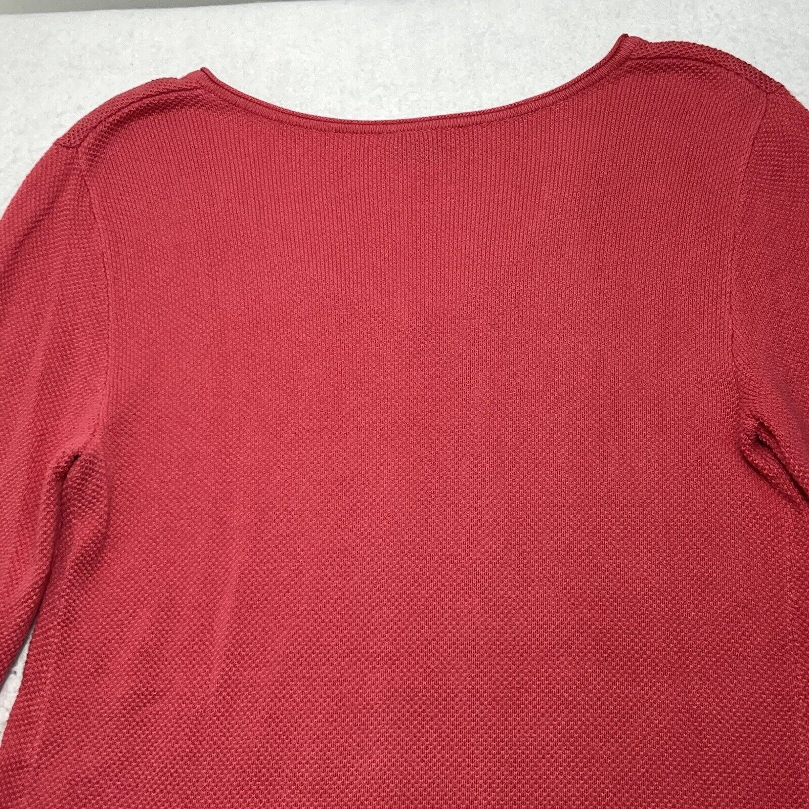 J. Jill J. Jill Coral Pink Pullover A-Line Sweater Long Sleeve Size S / US 4 / IT 40 - 11 Thumbnail