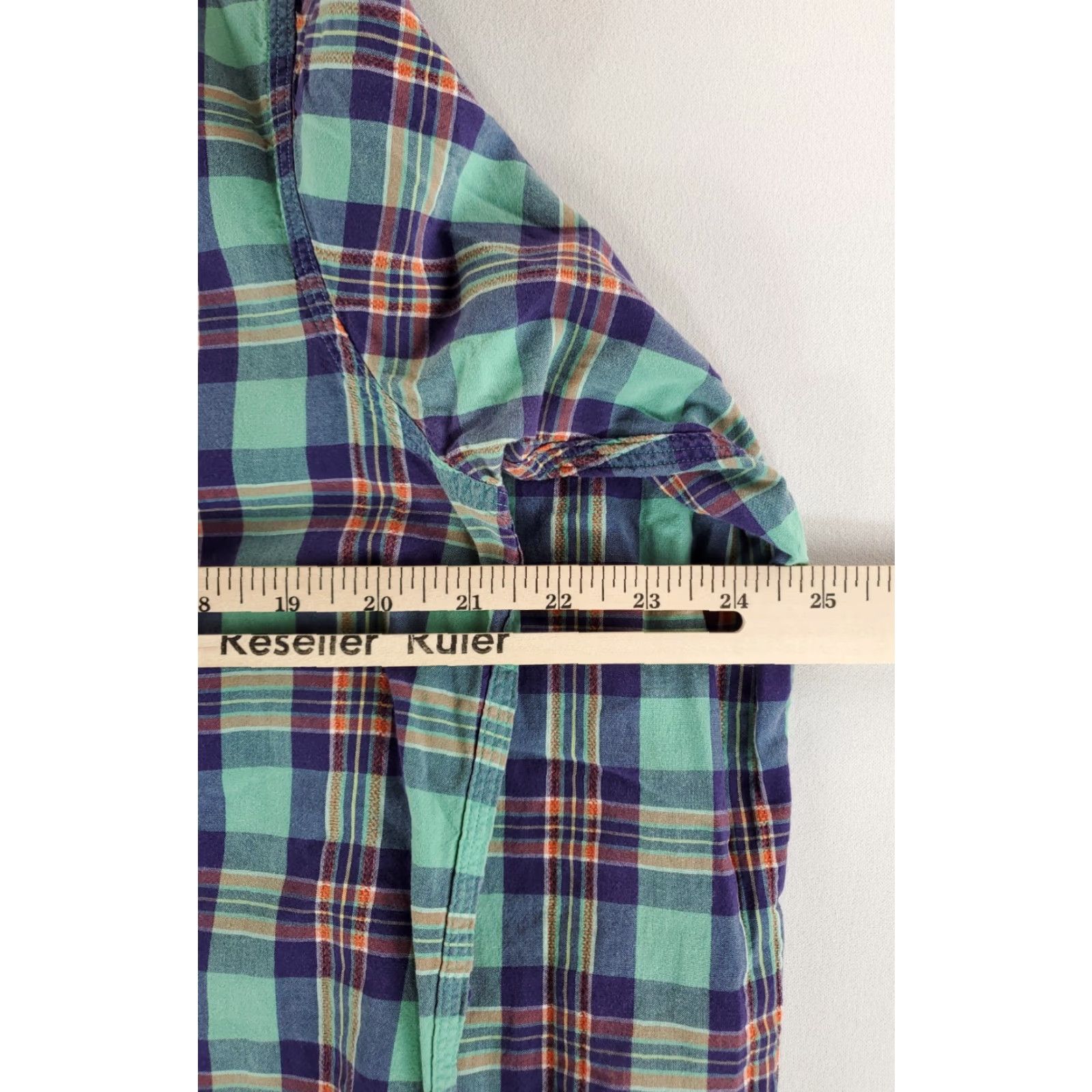 Polo Ralph Lauren Polo Ralph Lauren Button Up Shirt Embroidered Stripes Plaid Pockets Mens L Multicolor Shirt Men L Size US L / EU 52-54 / 3 - 6 Thumbnail