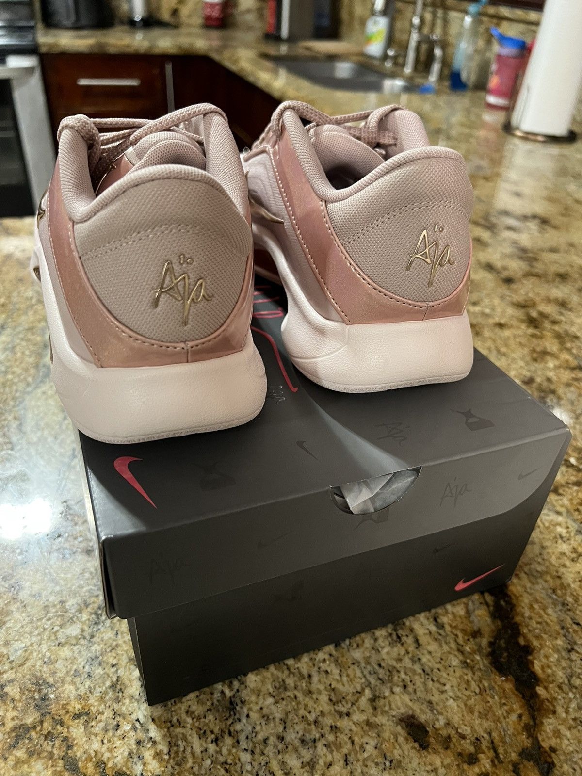 Nike Nike Women’s Pink Gold Sneakers New With Box Comfortable Size US 8.5 / IT 38.5 - 9 Thumbnail