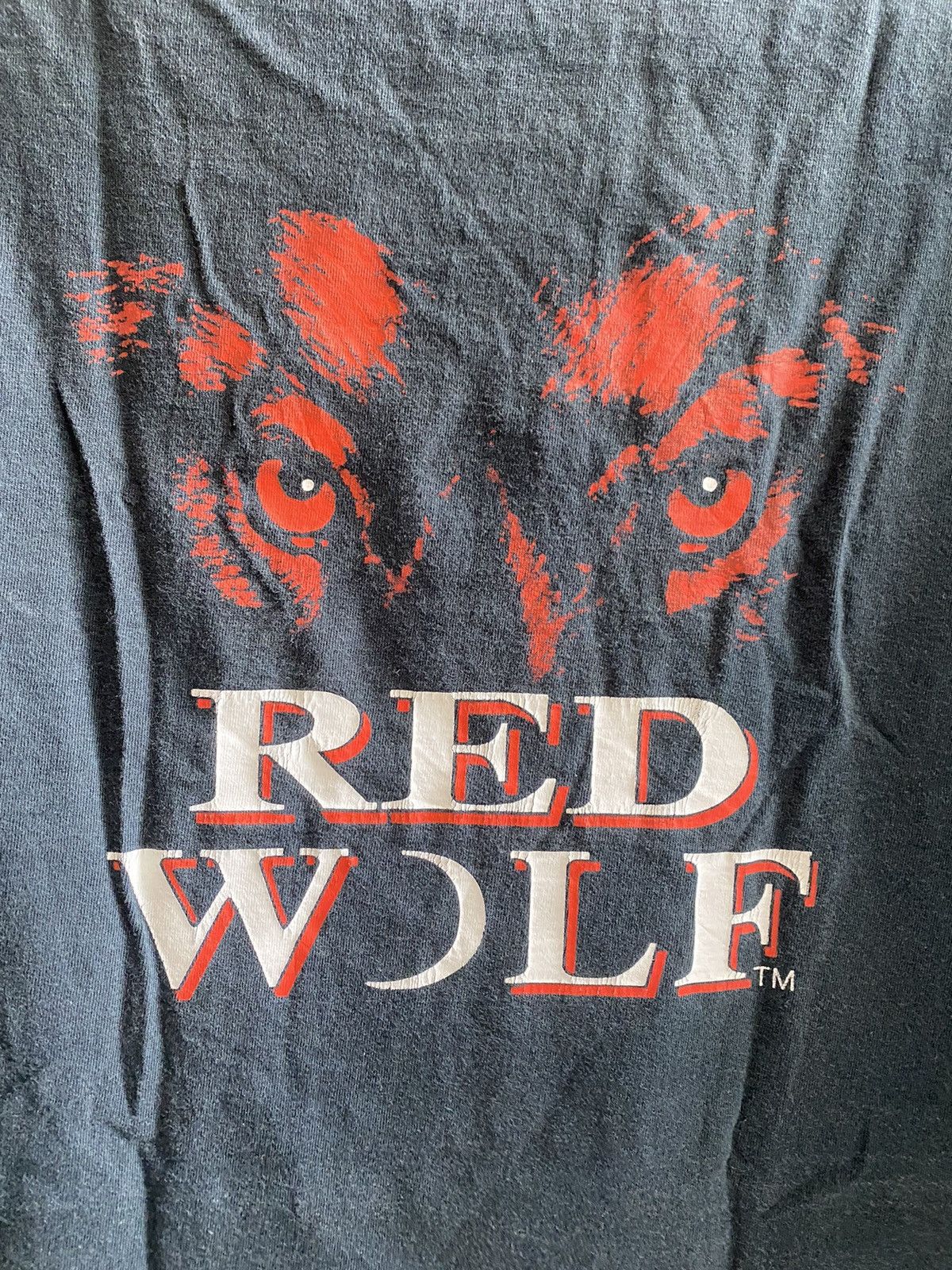 Vintage RED WOLF TSHIRT Size US L / EU 52-54 / 3 - 4 Thumbnail