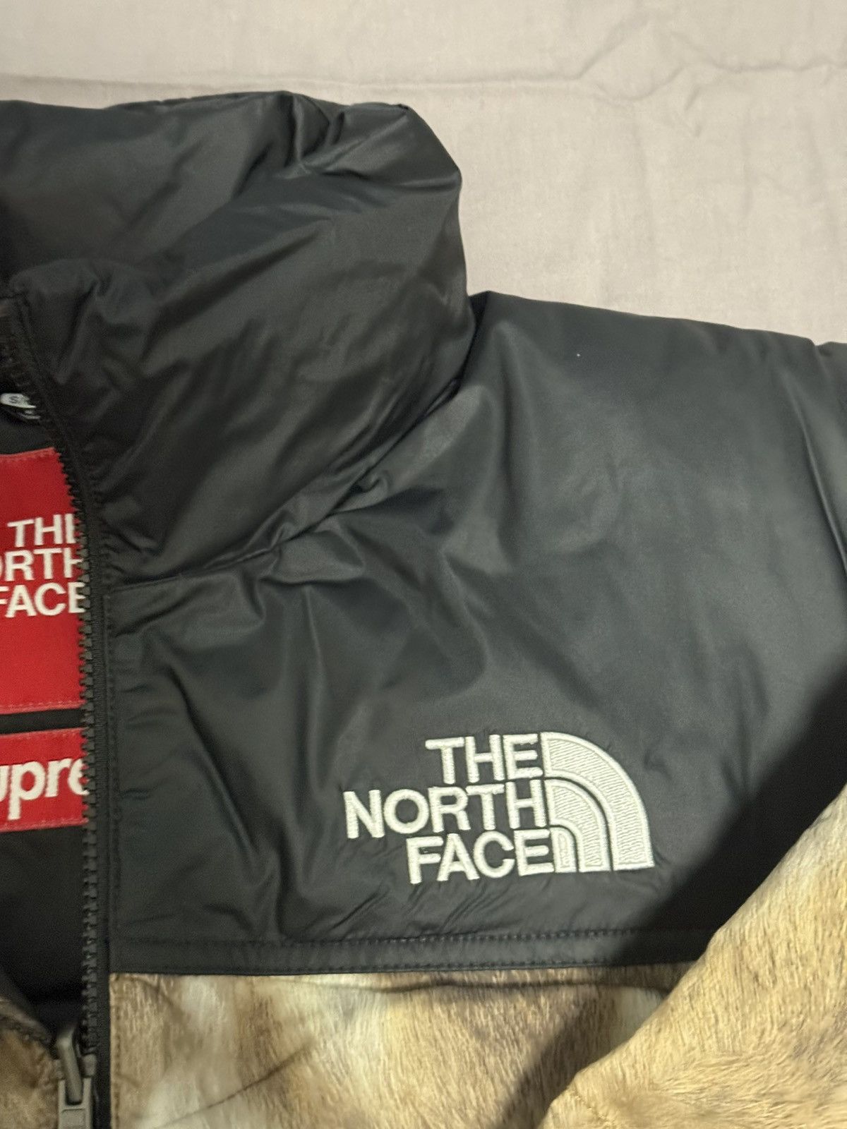 The North Face Supreme tnf North face Fur print nuptse jacket Size US S / EU 44-46 / 1 - 4 Thumbnail