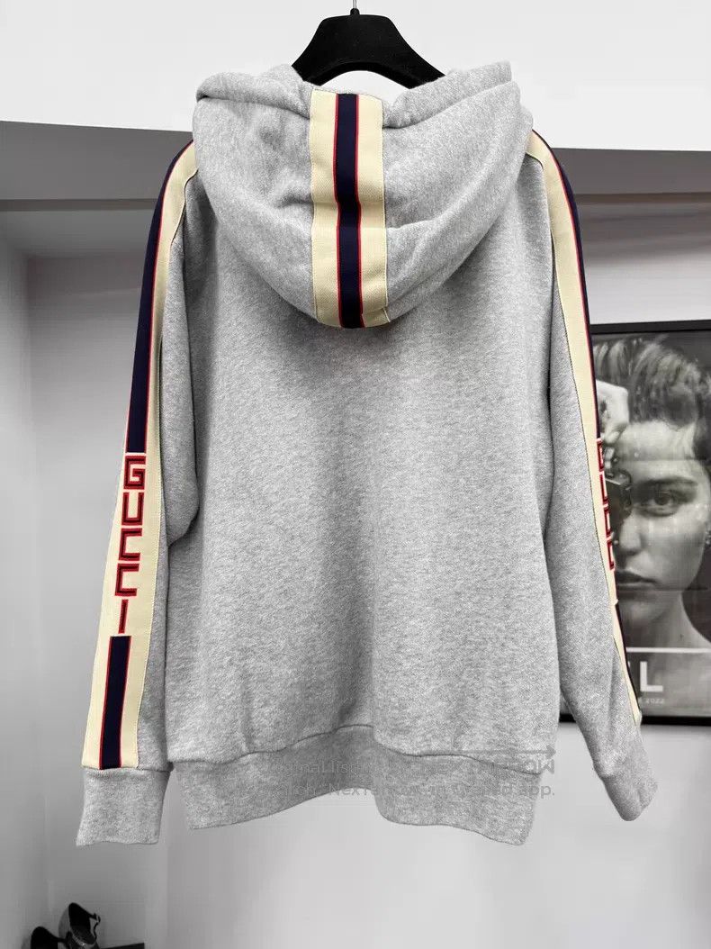 Gucci Gucci Gray Bow Letter Logo Zipper Jacket Size XS / US 0-2 / IT 36-38 - 3 Thumbnail