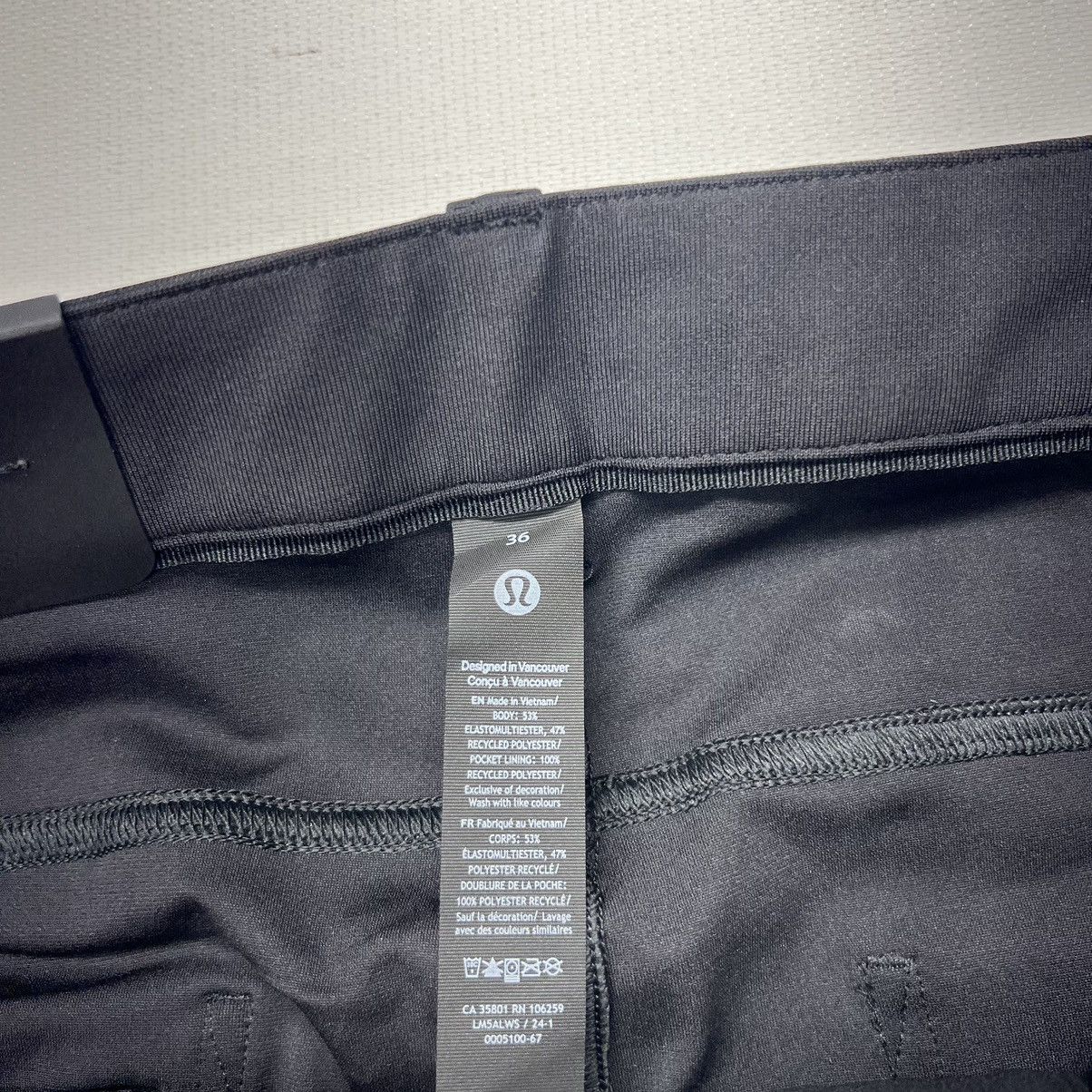Lululemon NEW LuluLemon ABC Pants Black Slim Stretch 32L Warpstreme Size US 36 / EU 52 - 7 Thumbnail