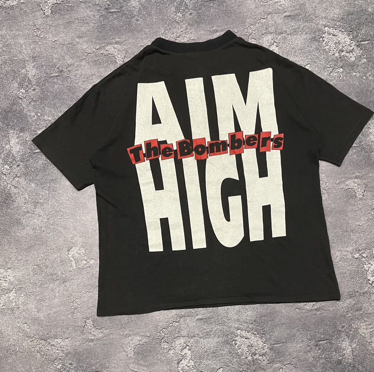 Band Tees Rare 1990 The Bombers Aim High Rock Band Tee T Shirt Size US M / EU 48-50 / 2 - 8 Thumbnail