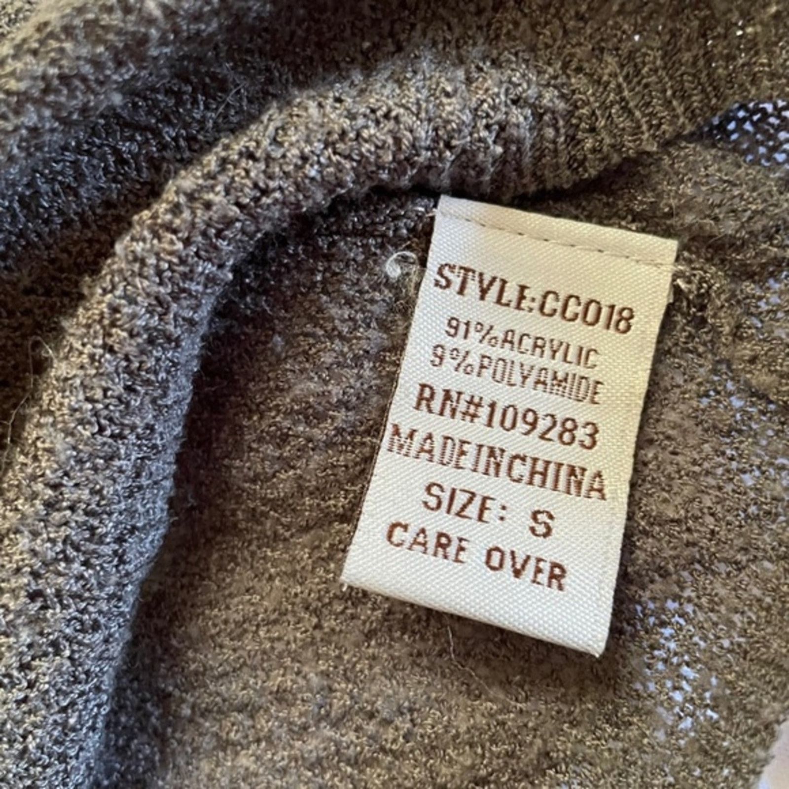 Vintage Havana Vintage Havana Distressed Open Weave Gray Sweater Top Size S / US 4 / IT 40 - 5 Thumbnail