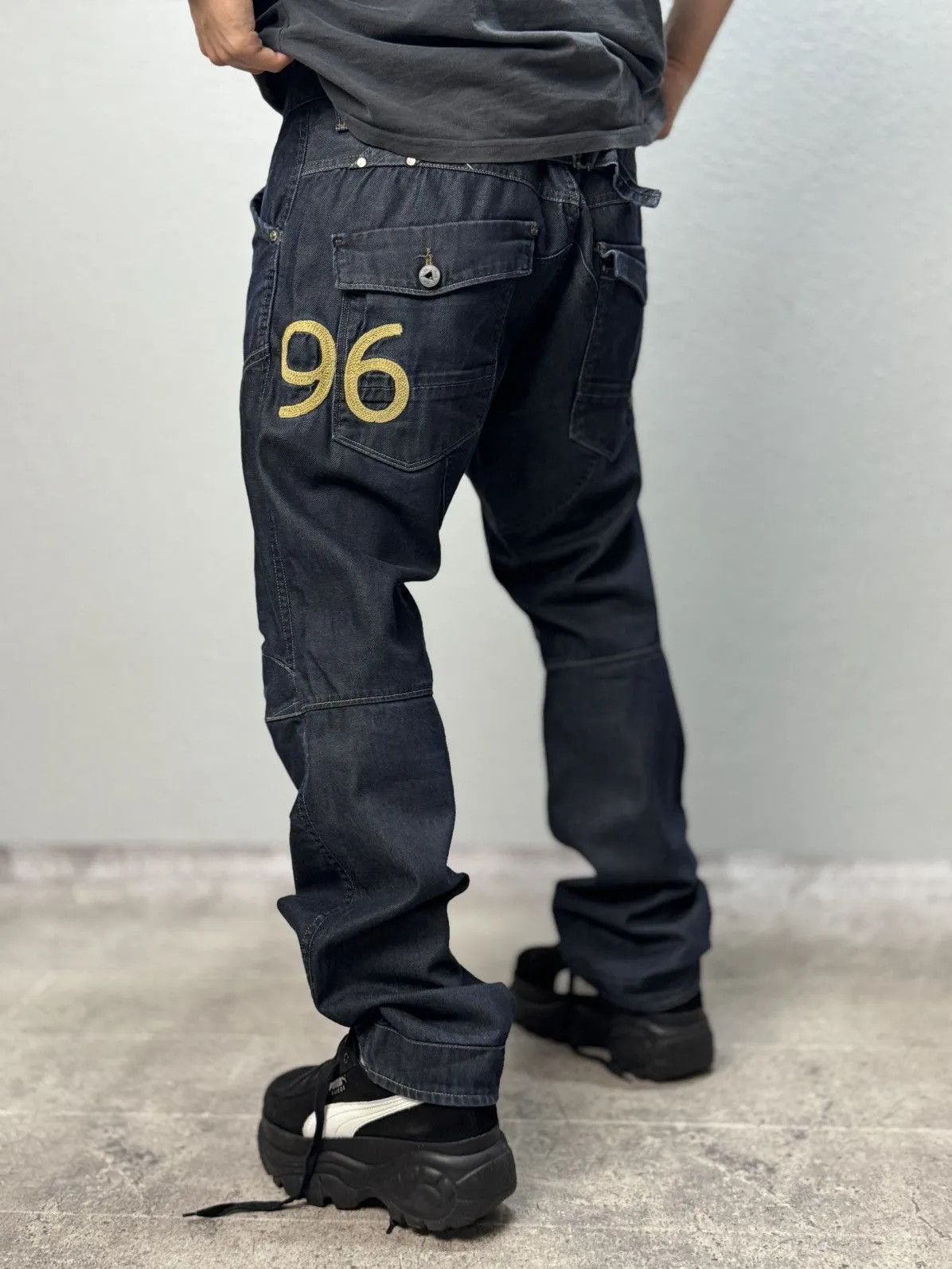 G-Star Vintage G-star Opium Cargo Avantgarde Bontage Baggy Pants Size US 36 / EU 52 - 1 Thumbnail