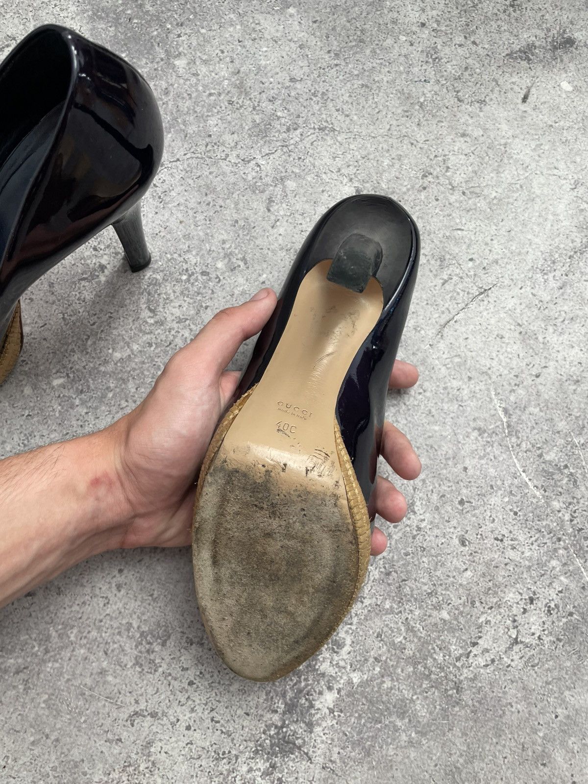 Gucci Gucci dark purple Heels Size US 10 / IT 40 - 10 Thumbnail