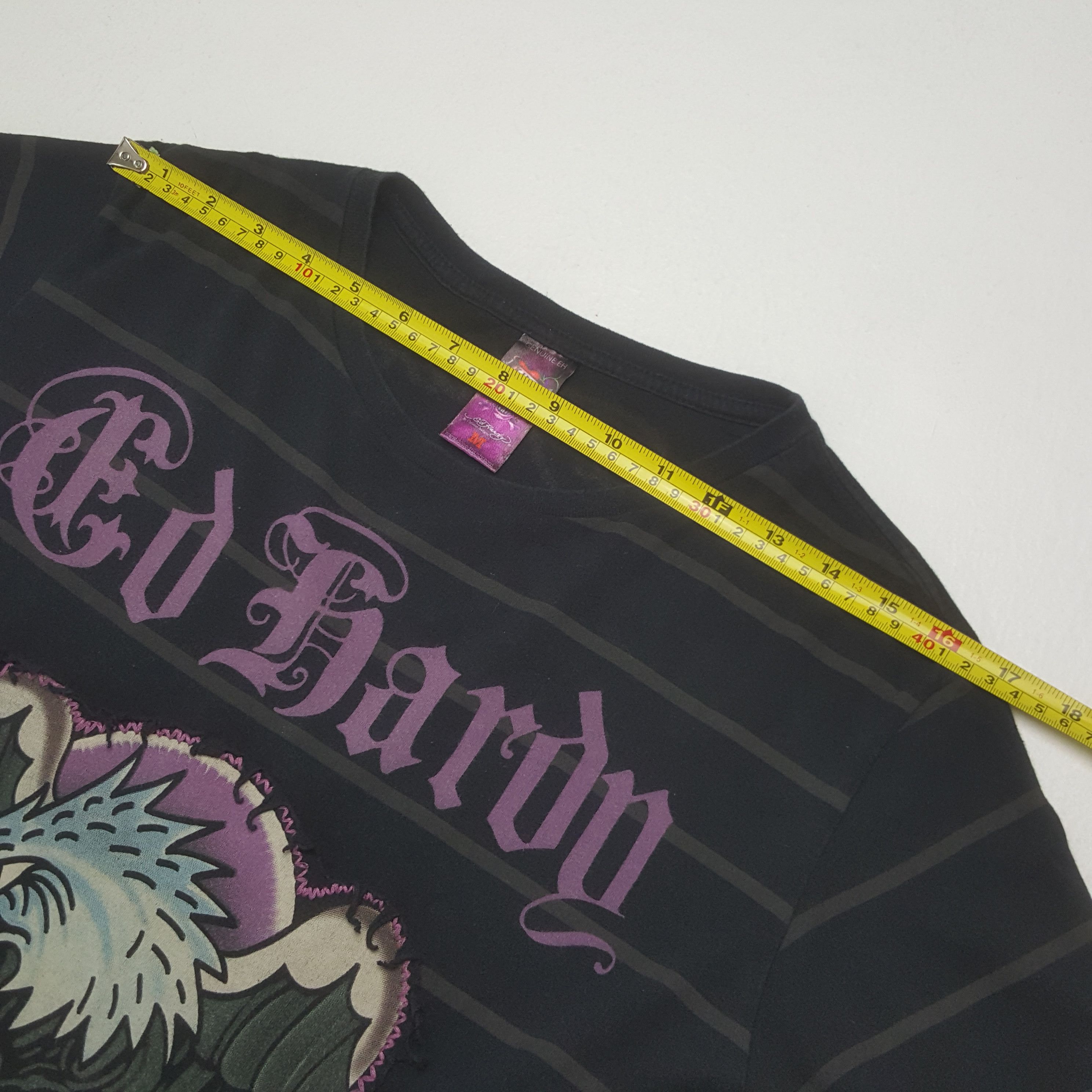 Ed Hardy Vintage Ed Hardy American Punk Style Tshirt C312N71 Size US M / EU 48-50 / 2 - 6 Thumbnail