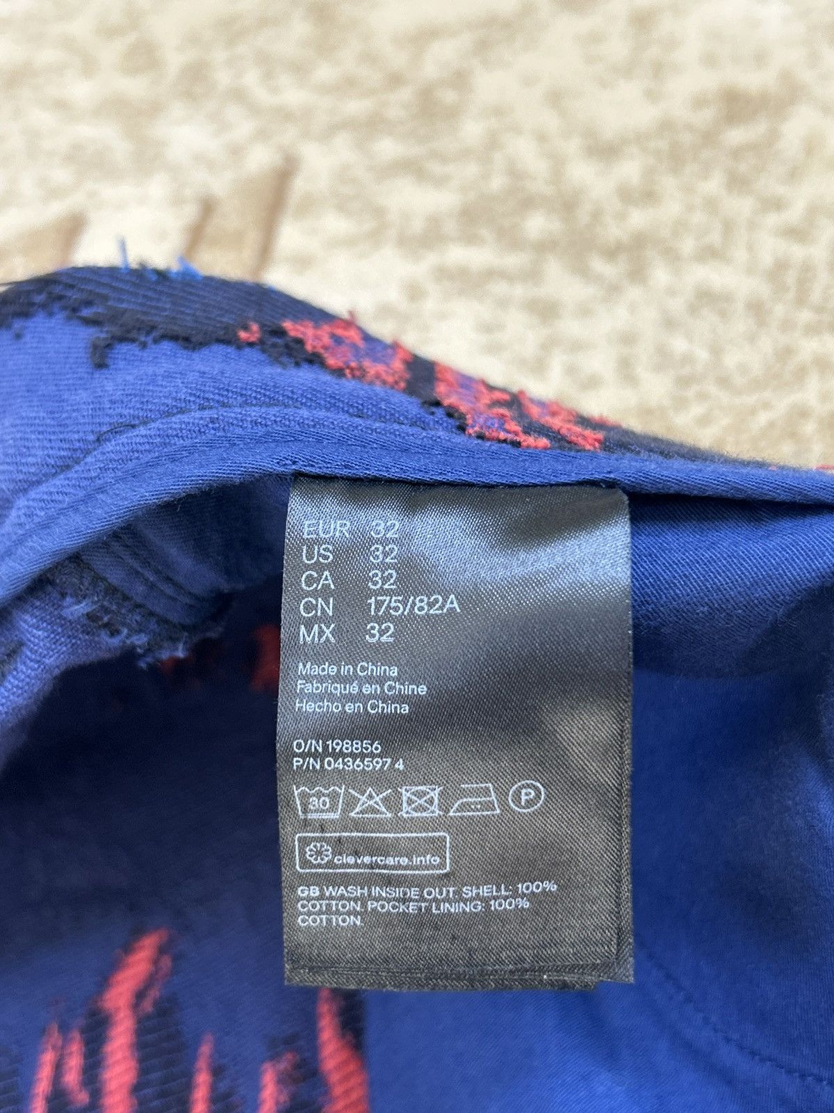 H&M × Kenzo Kenzo H&M Patchwork Jungle Denim Jeans Size US 32 / EU 48 - 11 Thumbnail