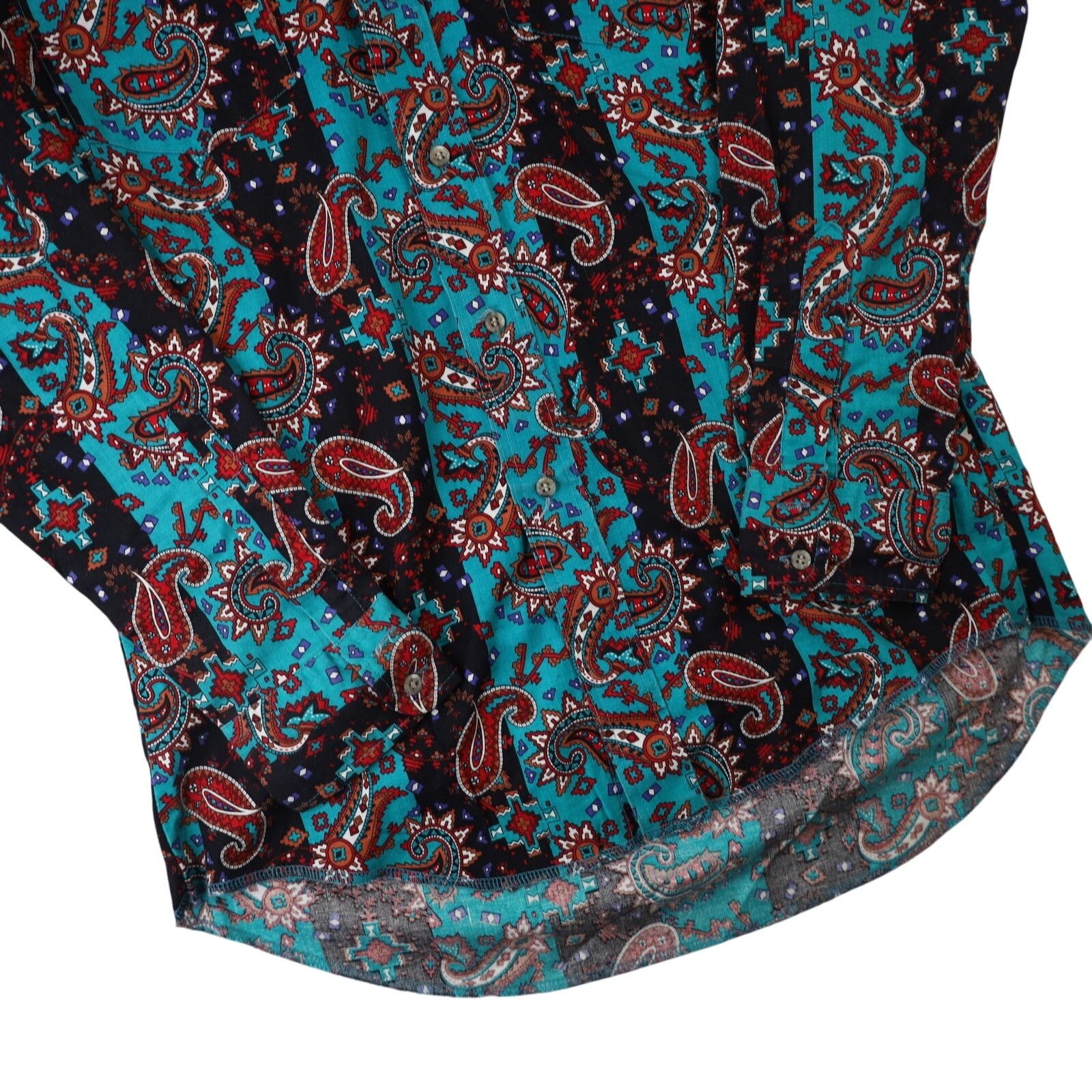 Vintage × Wrangler Vintage Wrangler Aztec Paisley Southwestern Button Up Shirt Size US M / EU 48-50 / 2 - 3 Thumbnail