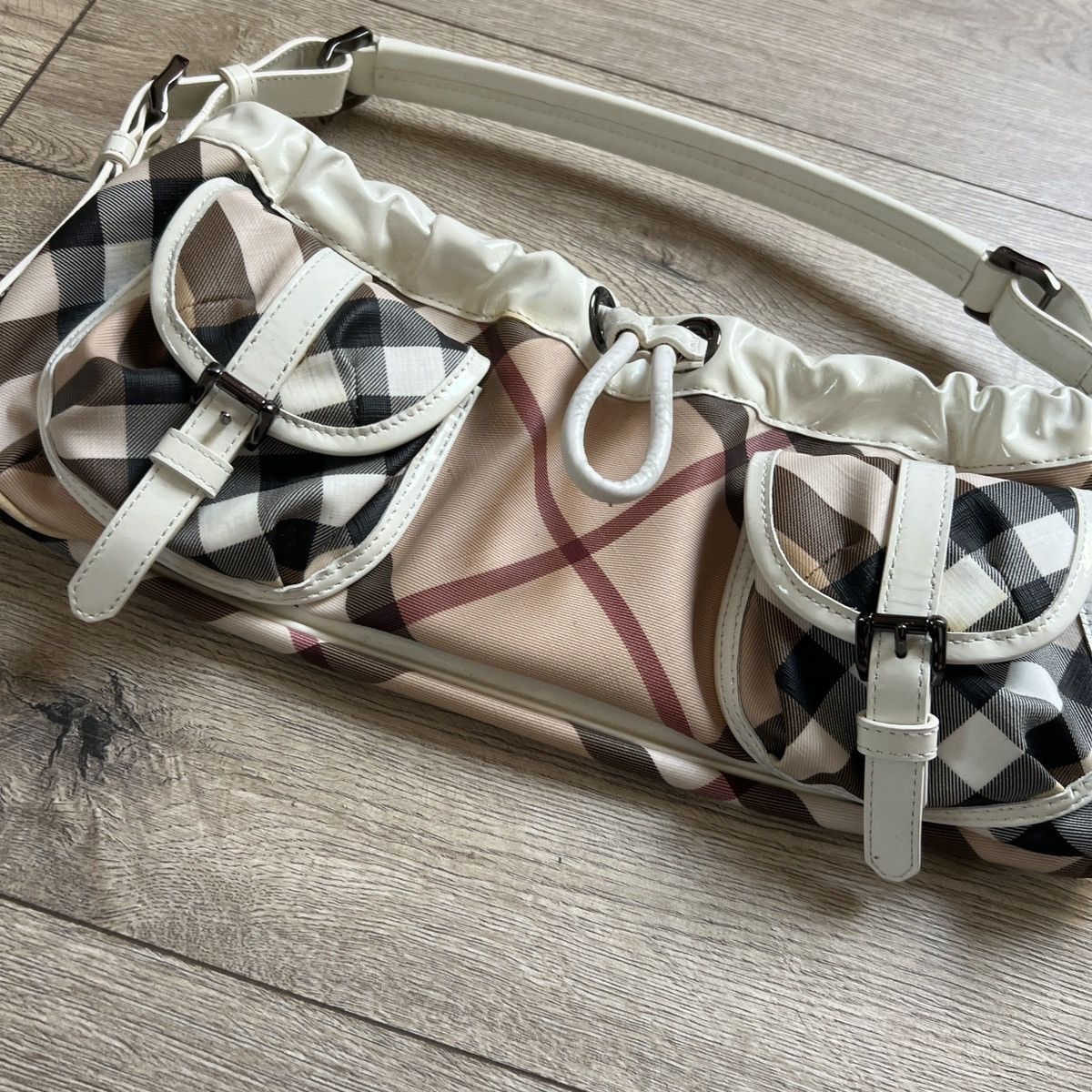 Burberry Vintage 90's Burberry Nova Check Shoulder Baguette Bag Size ONE SIZE - 4 Thumbnail