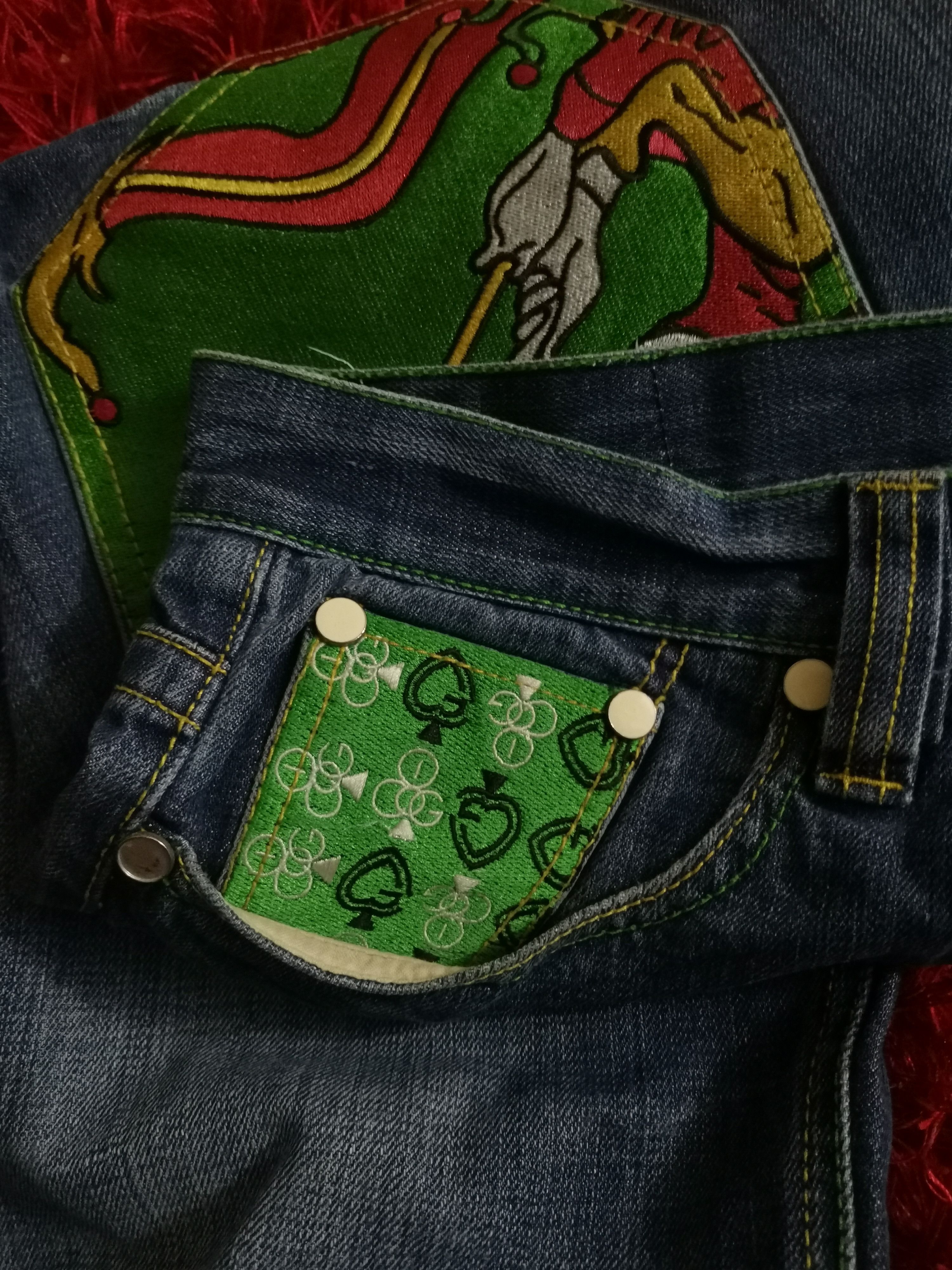 Coogi Coogi Y2k Coogi Jester Skater Cyber Grunge Baggy Jeans Size US 38 / EU 54 - 6 Thumbnail