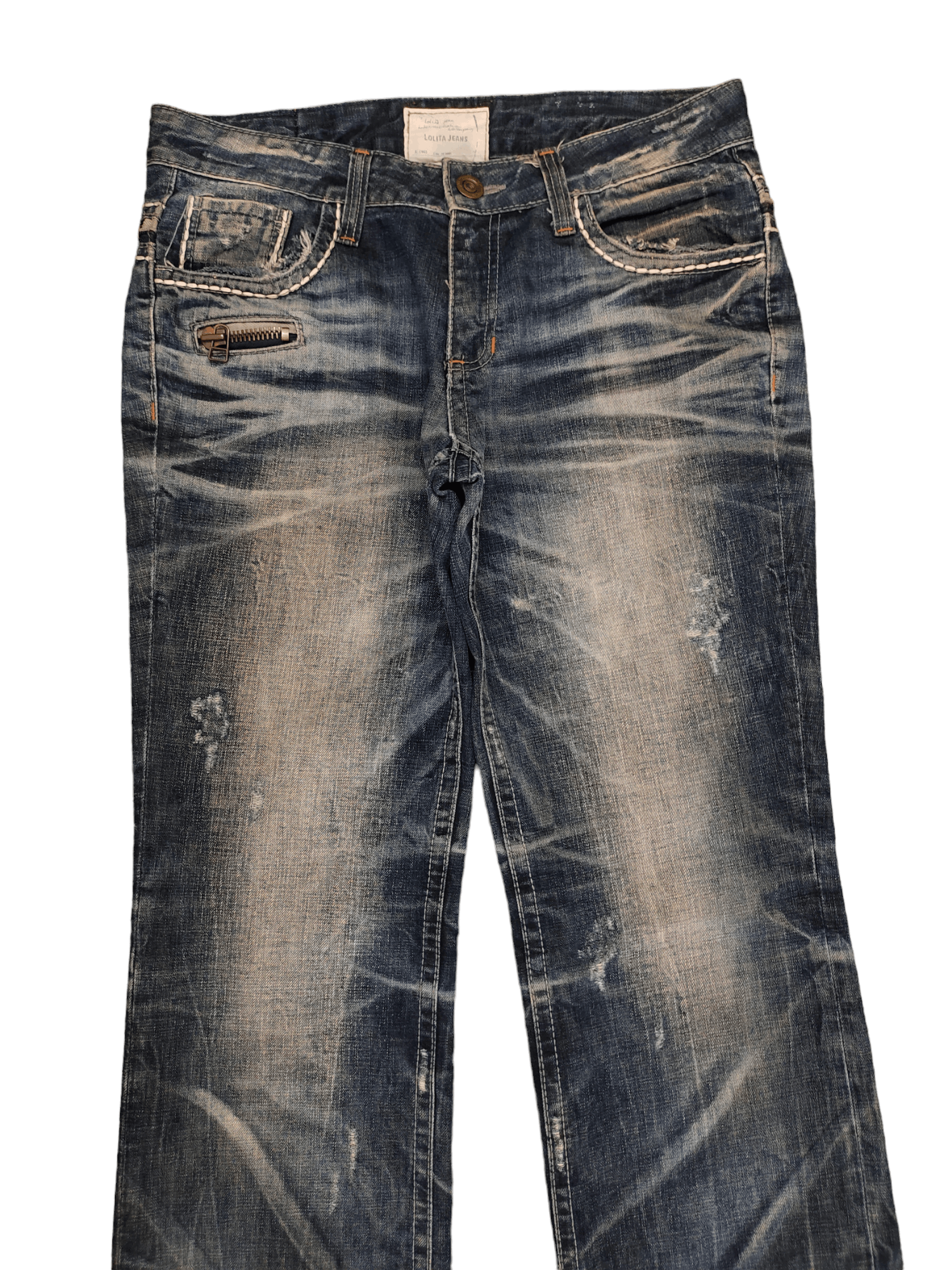 Kapital Vintage Y2k Lolita Distress Faded Jeans True Religion Styles Size US 32 / EU 48 - 10 Thumbnail