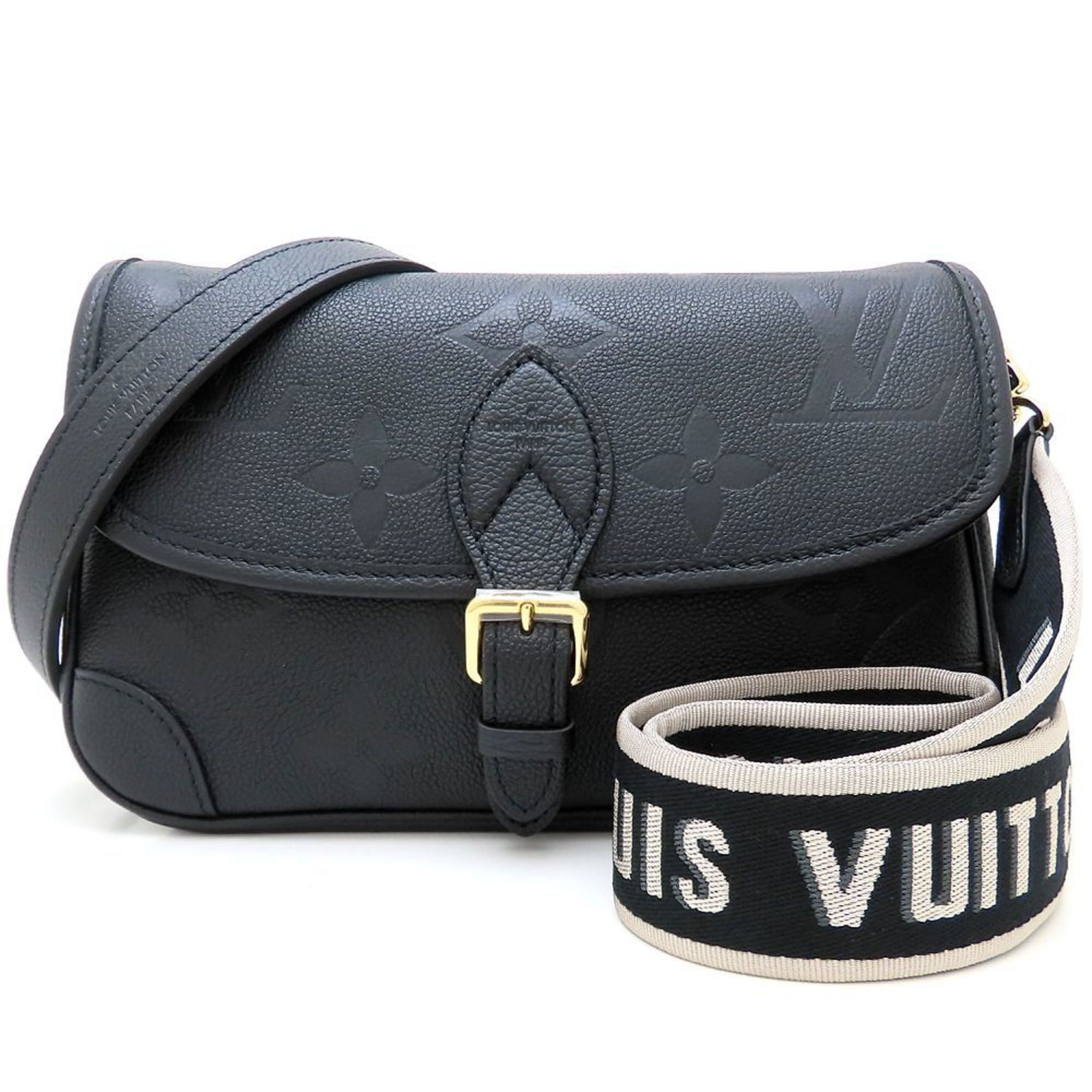 Louis Vuitton Monogram Empreinte Diane M46386 Shoulder Bag Noir 352363, Women's