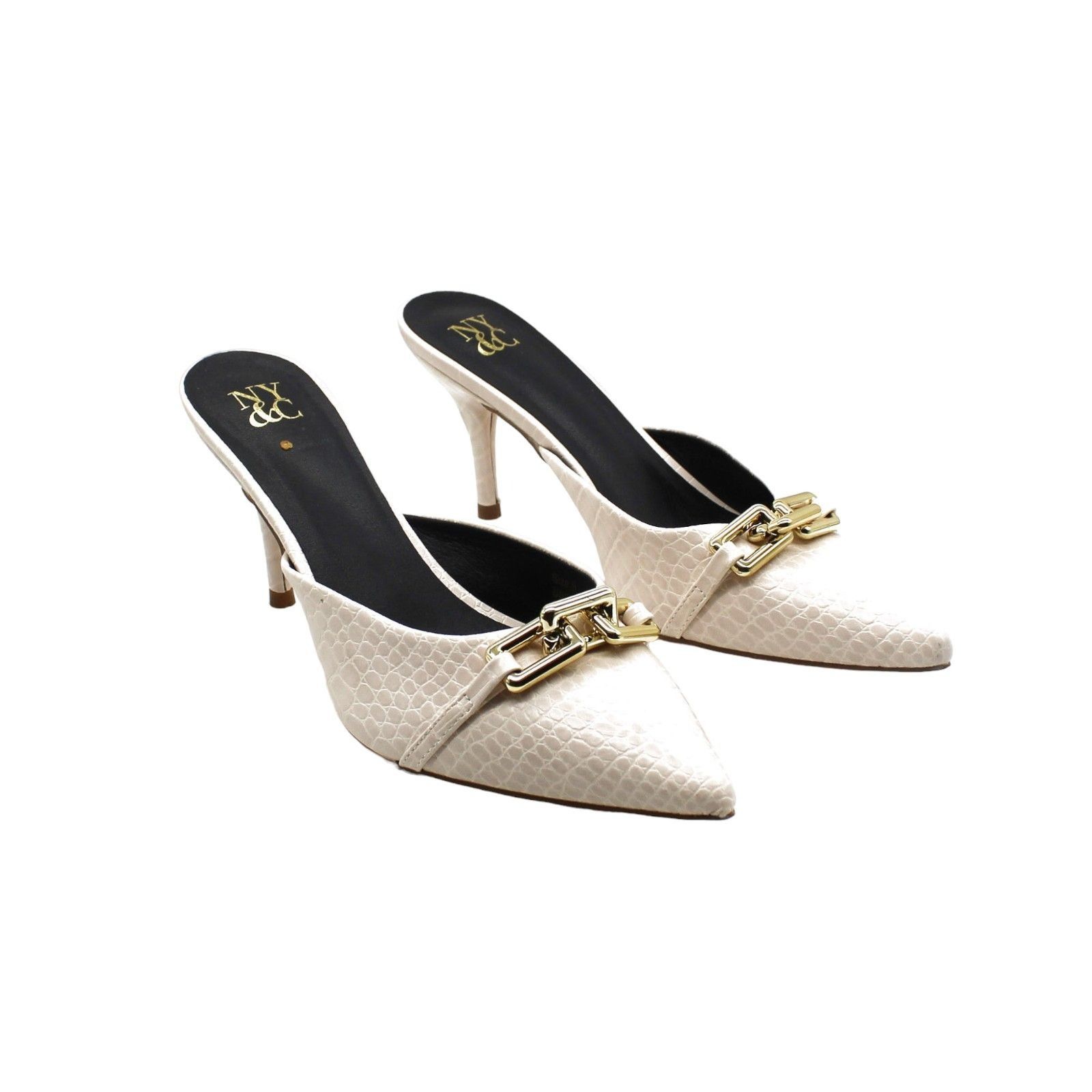 New York & Company Womens Kyra Heeled Mules