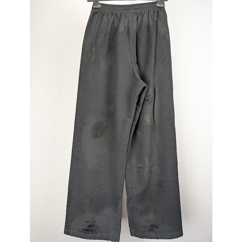 Balenciaga o1rshd1 Baggy Sweatpants in Washed Black Size US 30 / EU 46 - 10 Thumbnail