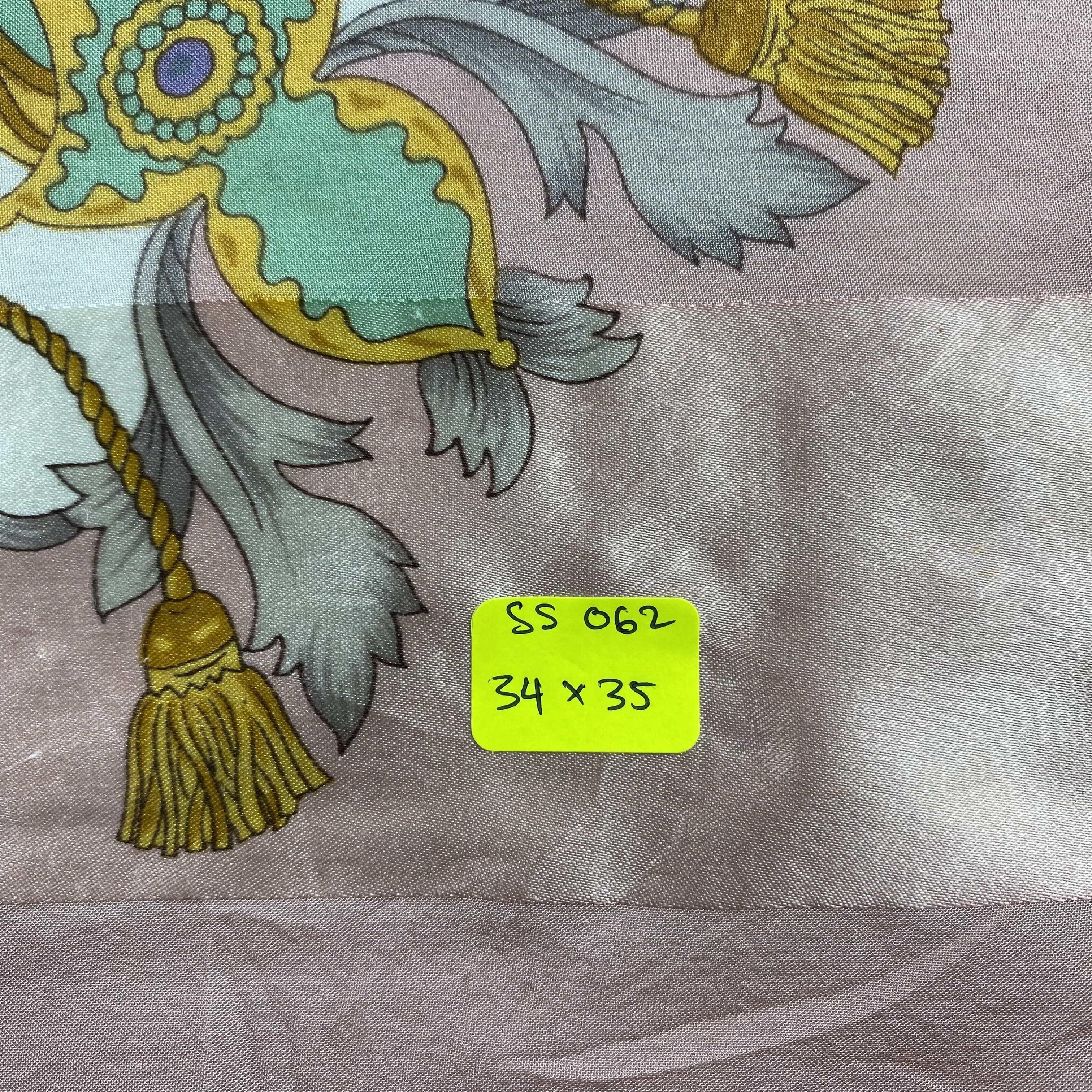 Japanese Brand × Vintage Vintage Floral Chain Silk Scarf SS062 Size ONE SIZE - 11 Thumbnail