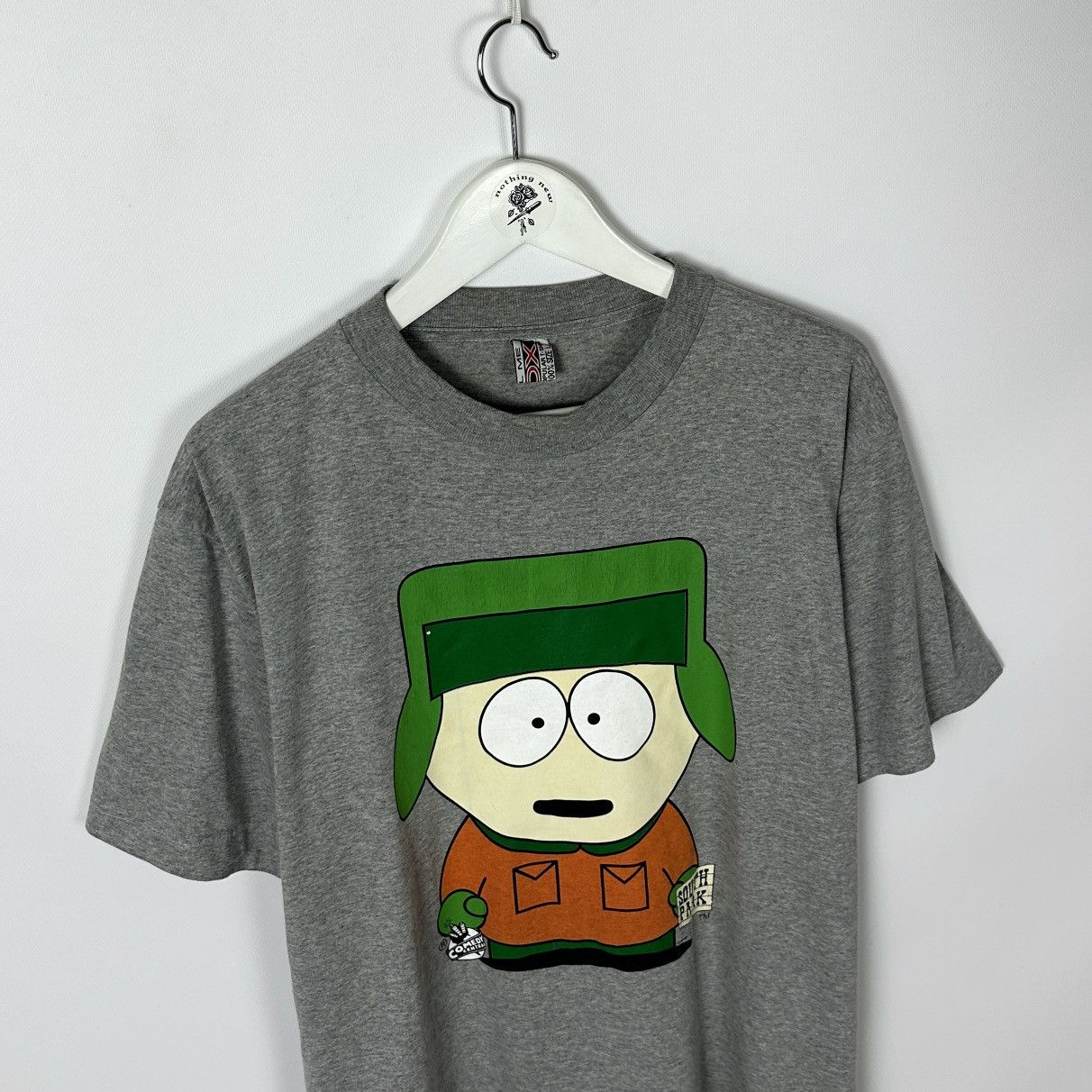Vintage Vintage 90s South Park Kyle Broflovski tee Humor Cartoon y2k Size US L / EU 52-54 / 3 - 3 Thumbnail