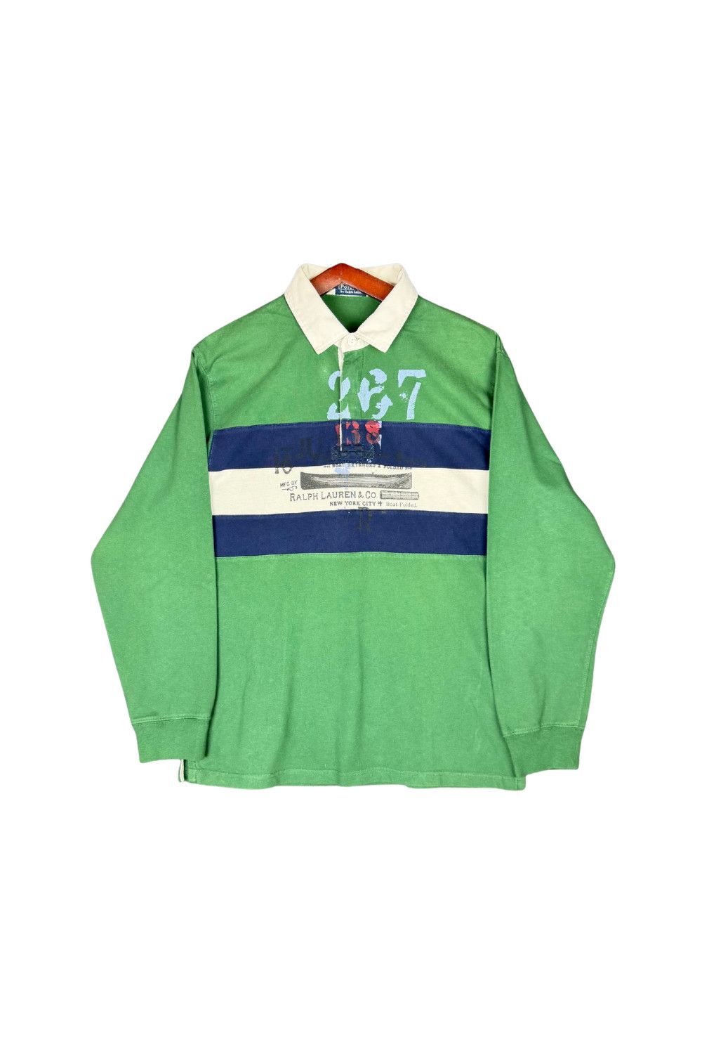 Polo Ralph Lauren Polo Ralph Lauren Graphic Rugby Shirt Nautical XL (Fits S) Size US XL / EU 56 / 4 - 1 Thumbnail