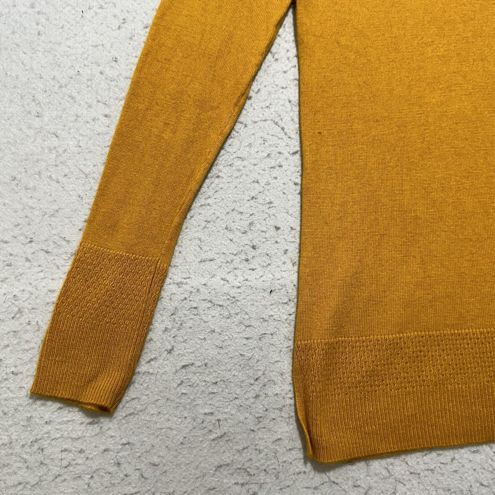 Other A New Day XS Mustard Yellow Crewneck Sweater Modal Blend Size XS / US 0-2 / IT 36-38 - 7 Thumbnail