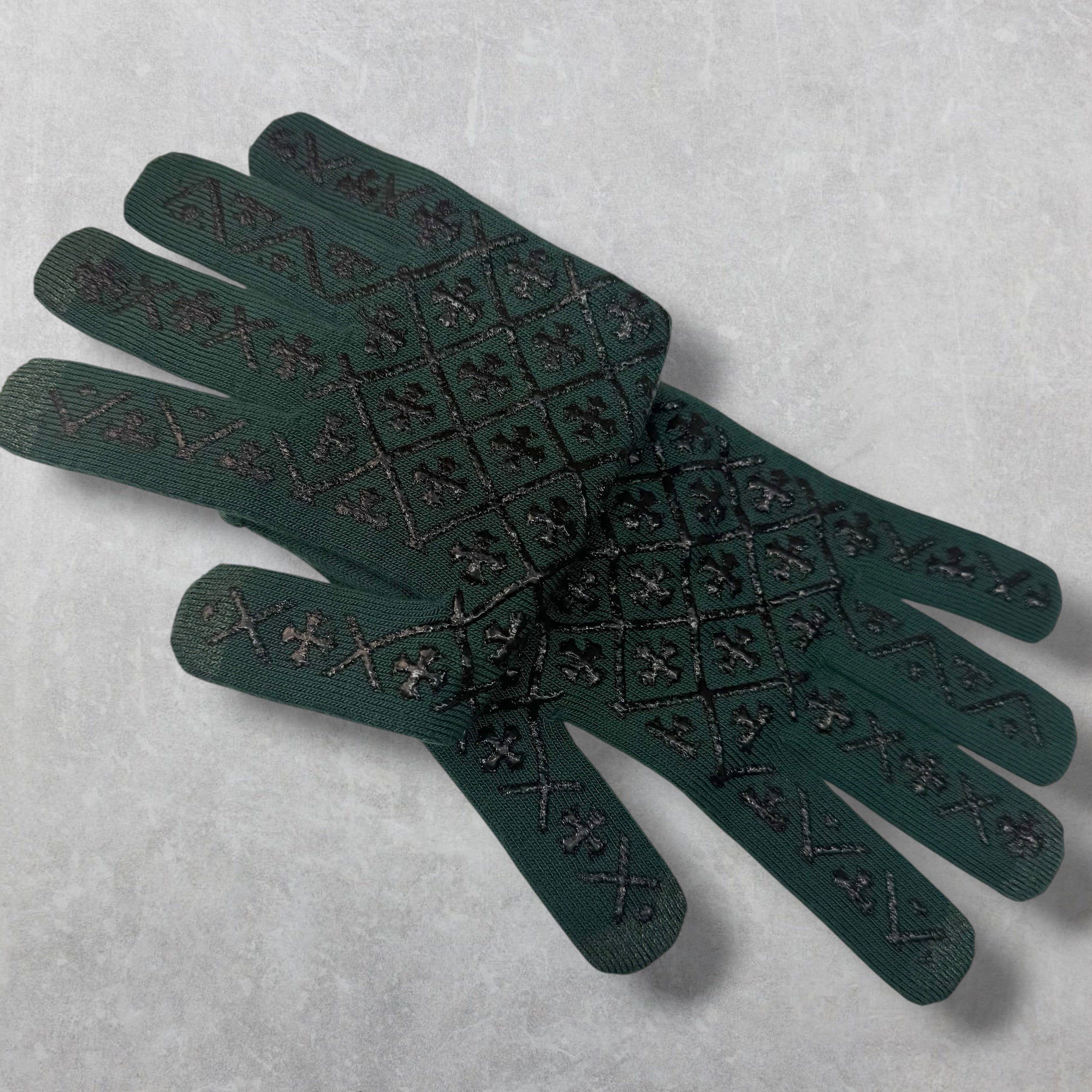 Chrome Hearts Chrome Hearts Green Work Gloves Size ONE SIZE - 2 Thumbnail