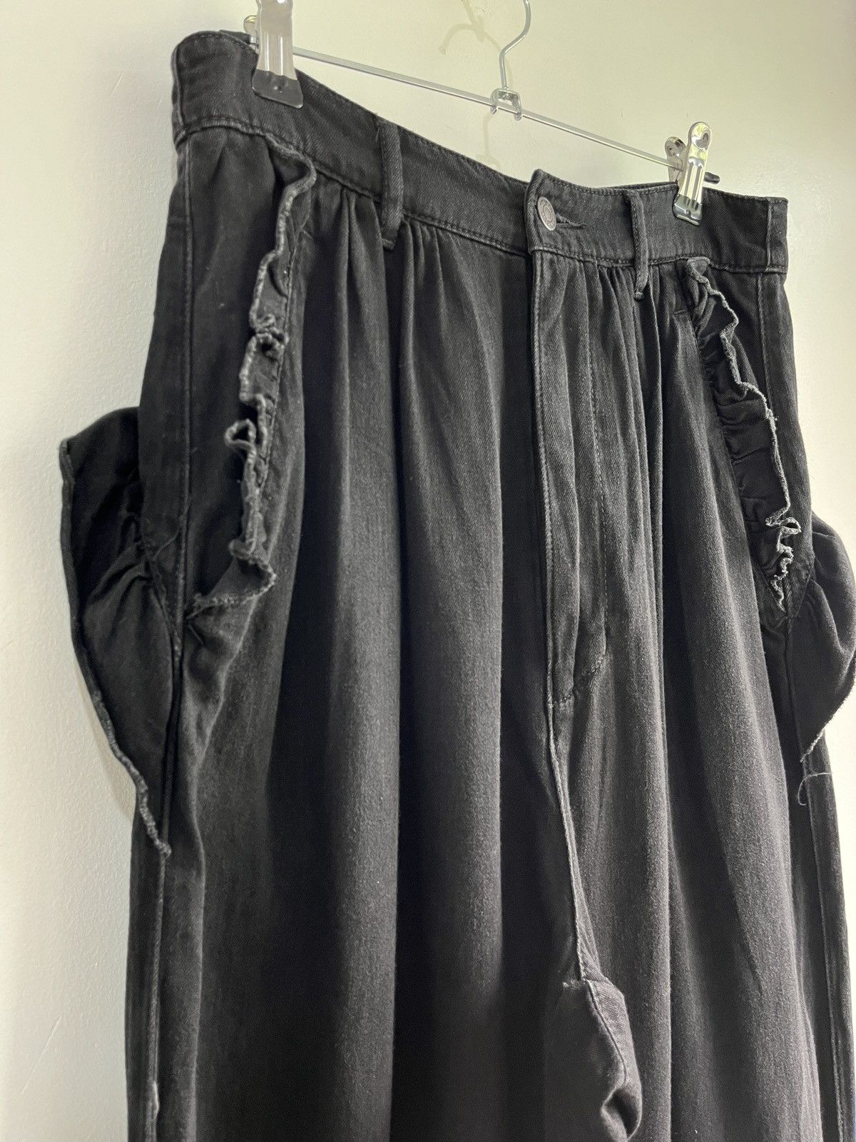 Hysteric Glamour Ruffle Waist Wide-Leg Pants Size US 28 / EU 44 - 9 Thumbnail