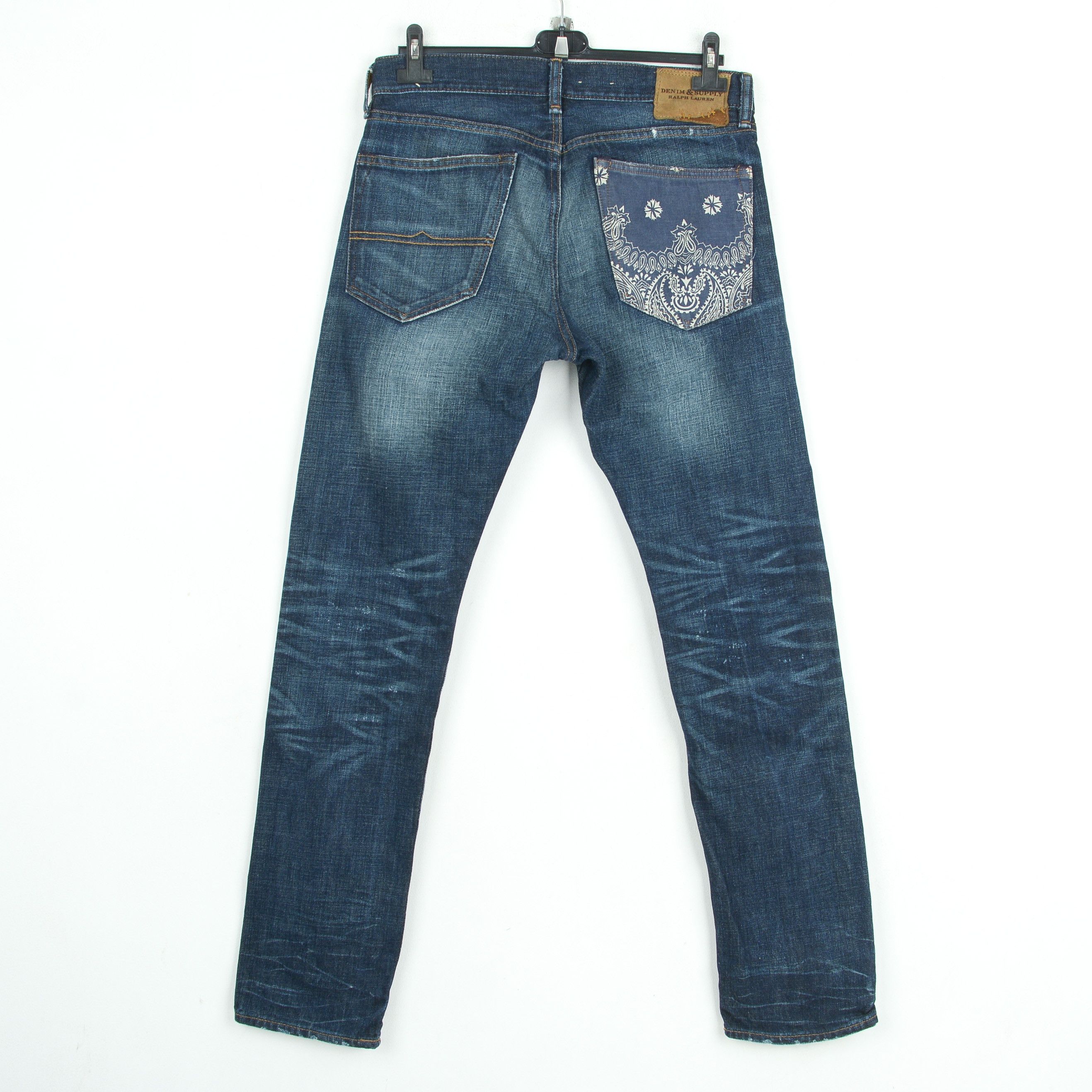 Denim&Supply W31 L32 Bandana Slim Jeans Denim Pants Trousers