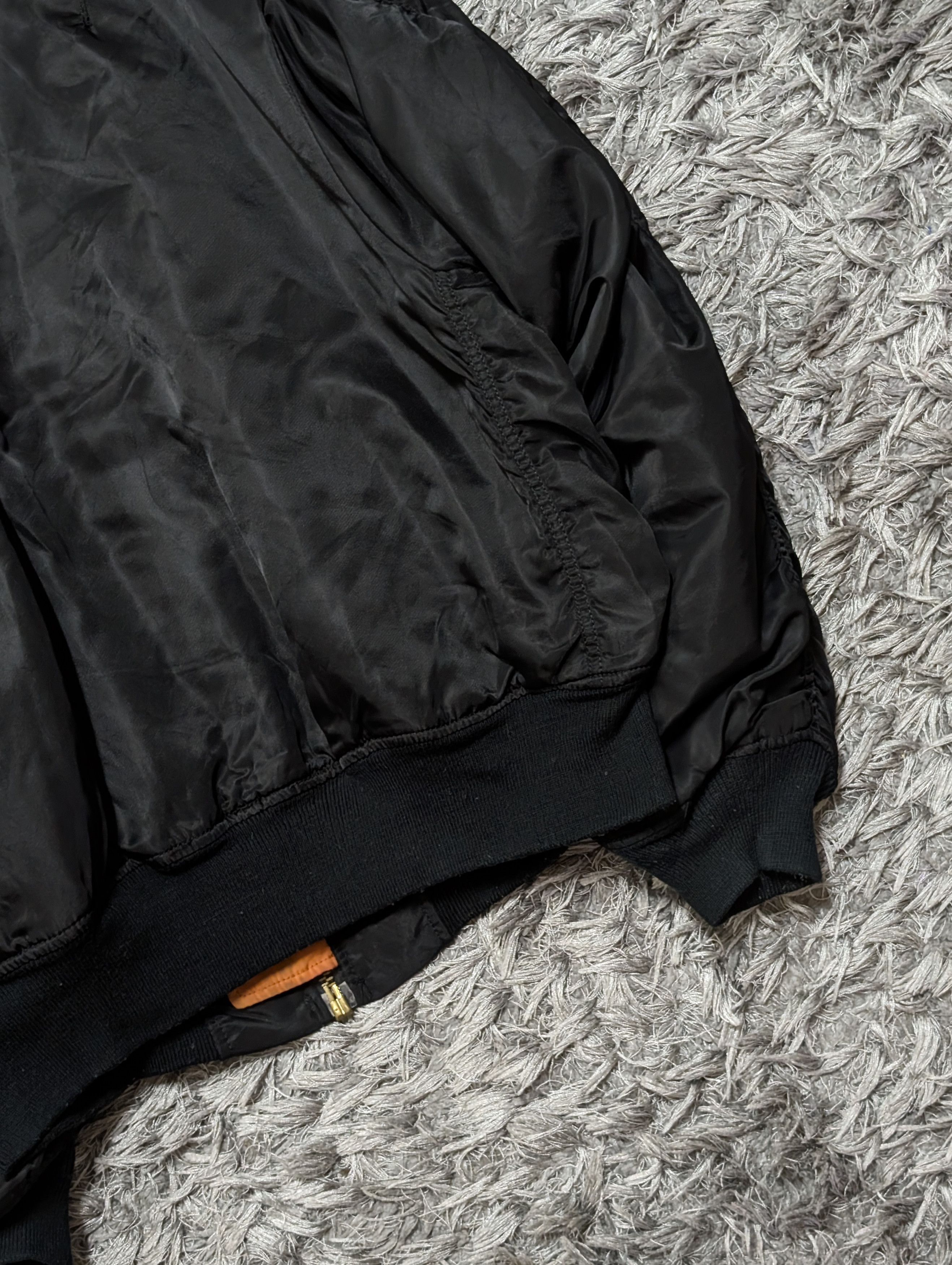 Vintage Vintage Surplas Black MA-1 Bomber Jacket JJJ Flight Jacket Size US M / EU 48-50 / 2 - 10 Thumbnail