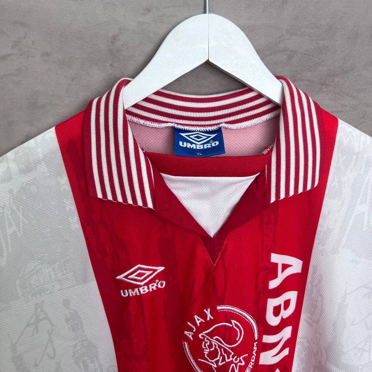 Umbro 1996–1997 Ajax Amsterdam Home Shirt Umbro Size US XL / EU 56 / 4 - 3 Thumbnail