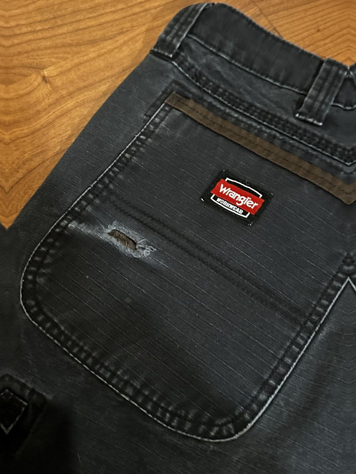 Carhartt Crazy Vintage Carhartt Style Double Knee Cargo Pants Black Size US 38 / EU 54 - 5 Thumbnail