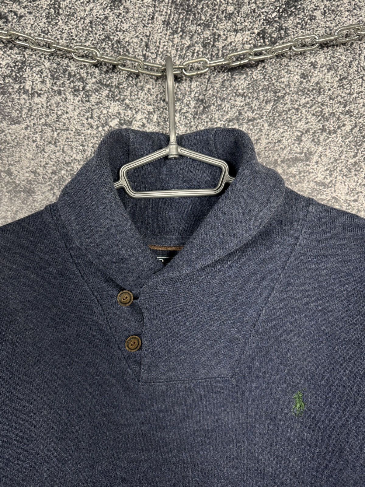 Polo Ralph Lauren Polo Ralph Lauren Shawl Sweater Pullover Cotton Size L Size US L / EU 52-54 / 3 - 6 Thumbnail